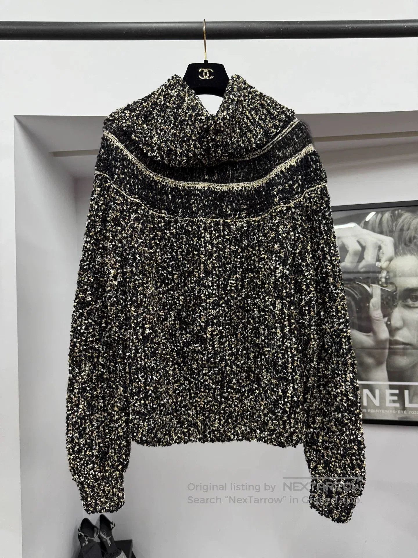 Chanel Chanel Egypt Series Black Gold Sweater. Size US M / EU 48-50 / 2 - 1 Thumbnail