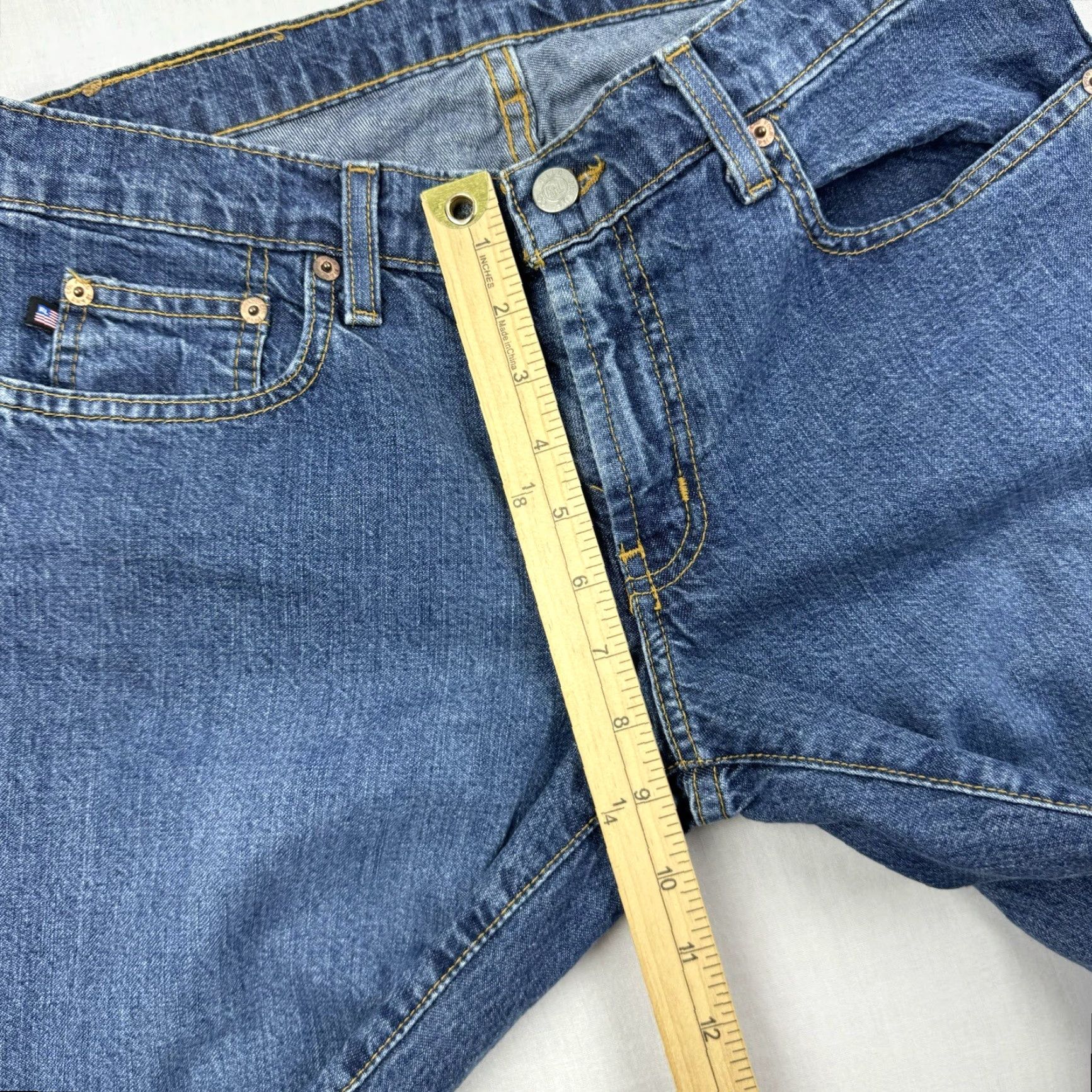 Polo Ralph Lauren VINTAGE Polo Ralph Lauren Jeans Womens 6 Blue Bootcut Low Waist Y2K Punk Size 28" / US 6 / IT 42 - 7 Thumbnail