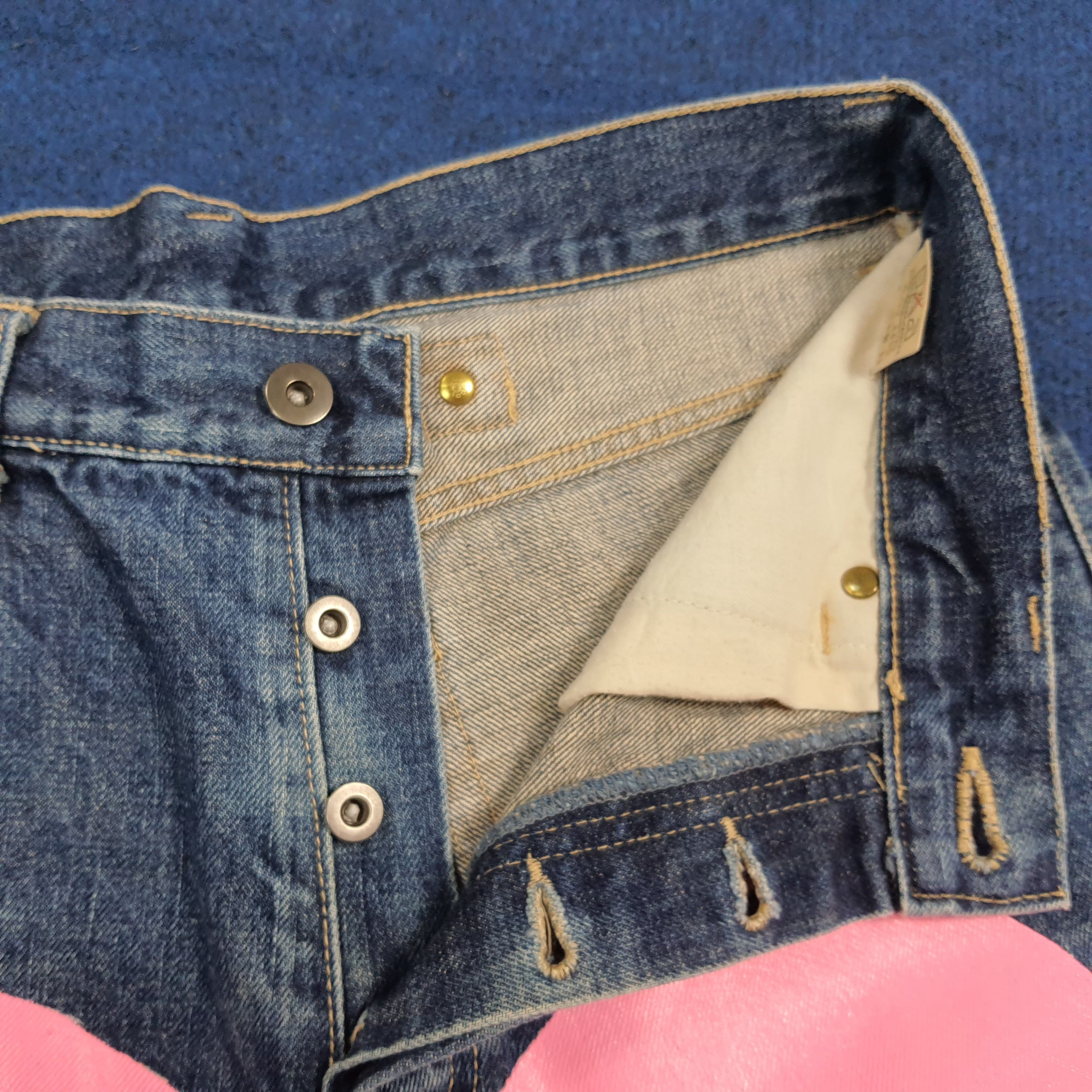 Japanese Brand Vintage Evisu Japan Selvedge Custom Daicock C280N3 Size US 29 - 7 Thumbnail