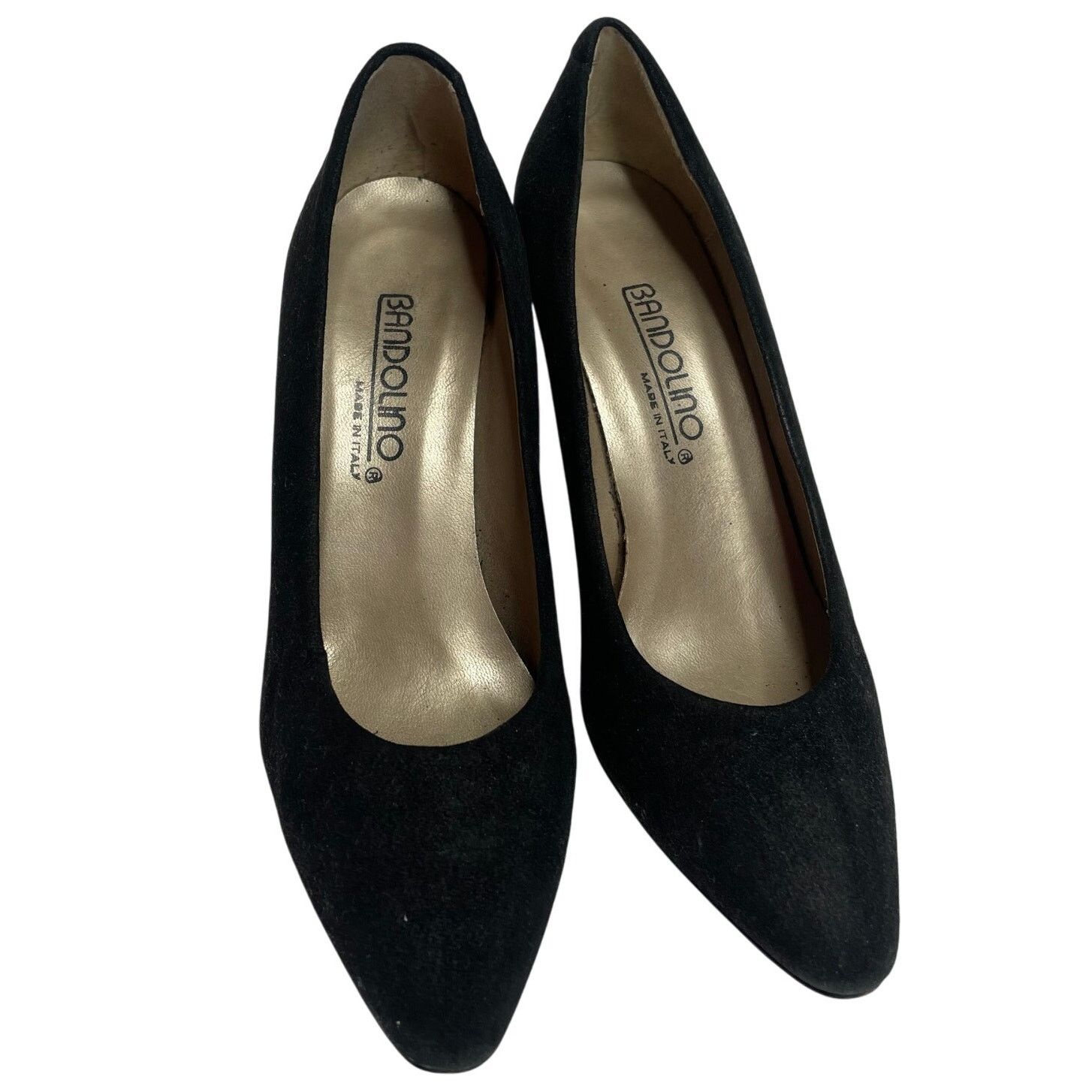 Other Bandolino Black Suede Heels Size US 6.5 / IT 36.5 - 5 Thumbnail