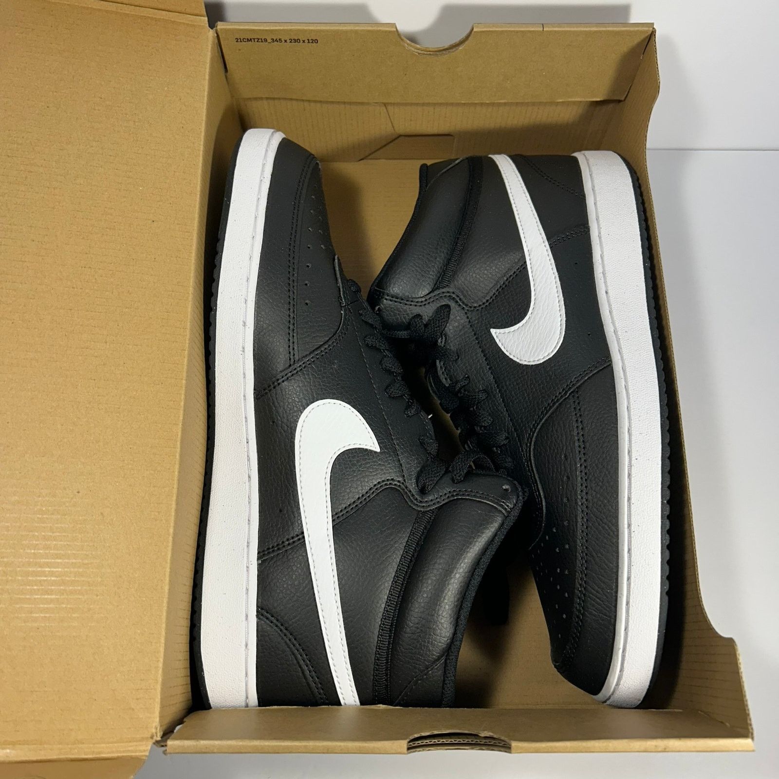 Nike Nike Court Vision Mid Next Nature Black/White Size 12 Size US 12 / EU 45 - 8 Thumbnail