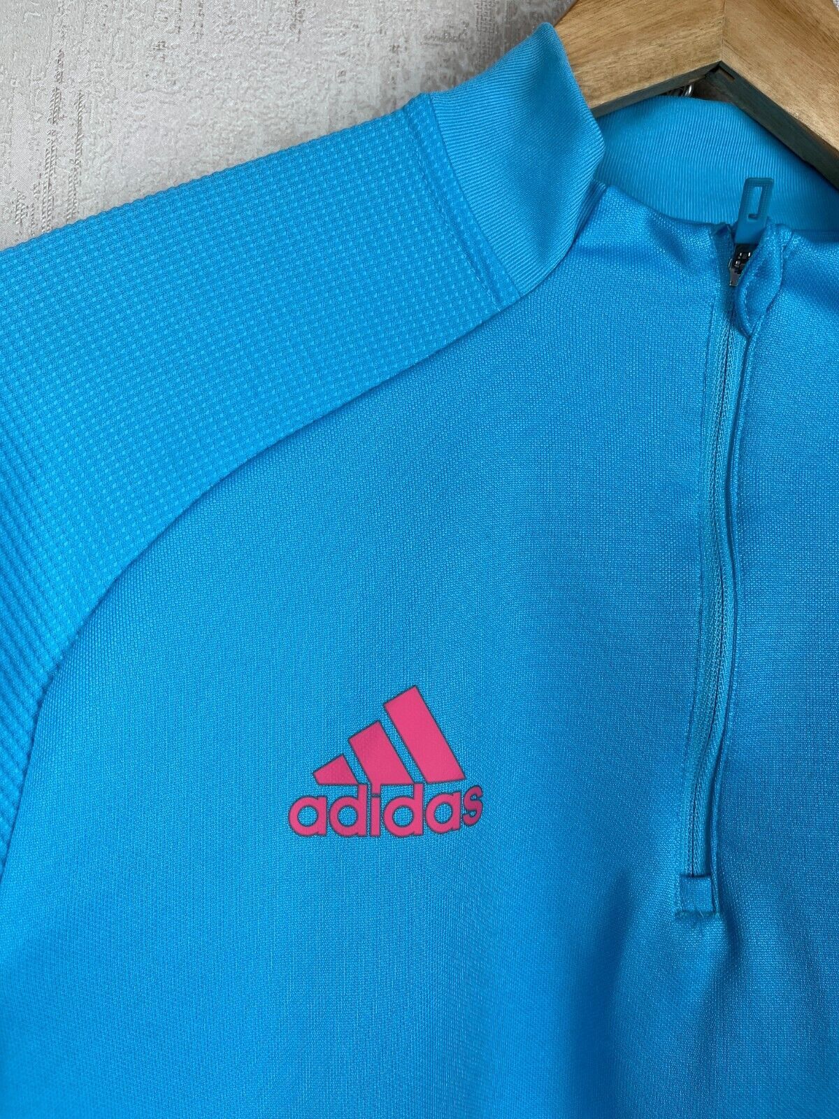 Adidas Real Madrid 2021/22 Training Half Zip Soccer Football Jersey Size US M / EU 48-50 / 2 - 4 Thumbnail