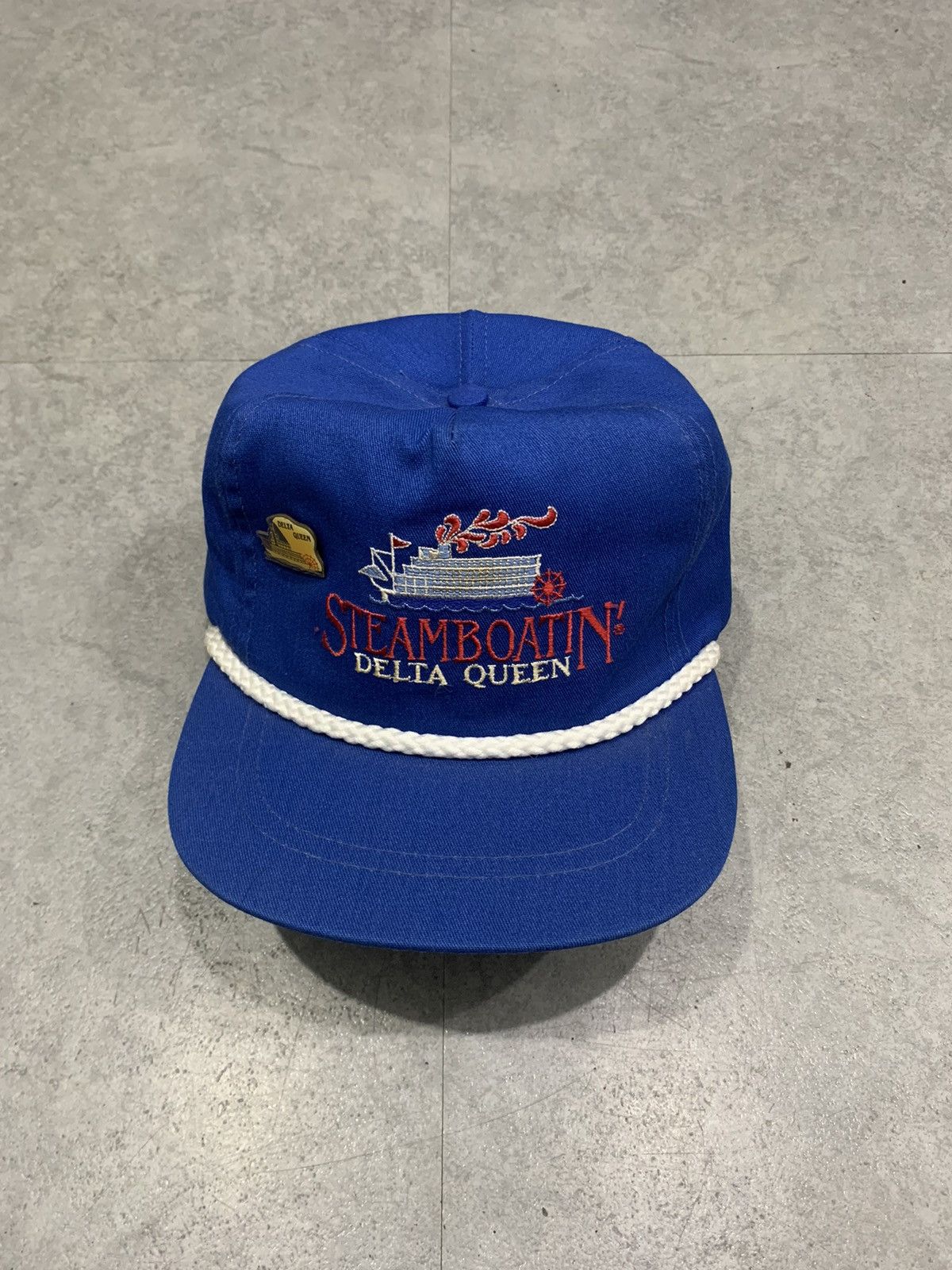 Vintage Vintage ropehat STEAMBOAT DELTA QUEEN Size ONE SIZE - 1 Thumbnail