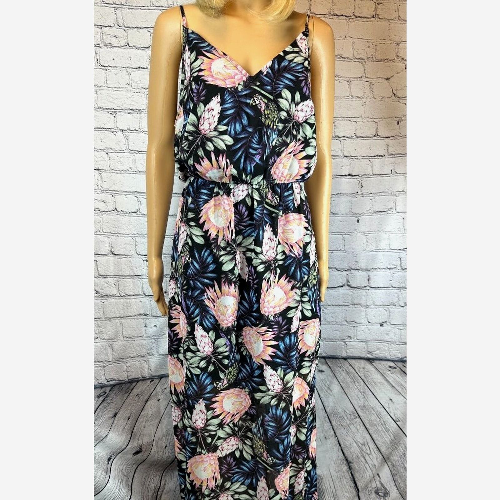 H&M H & M Divided Floral Maxi Dress - 12 Size XL / US 12-14 / IT 48-50 - 10 Thumbnail