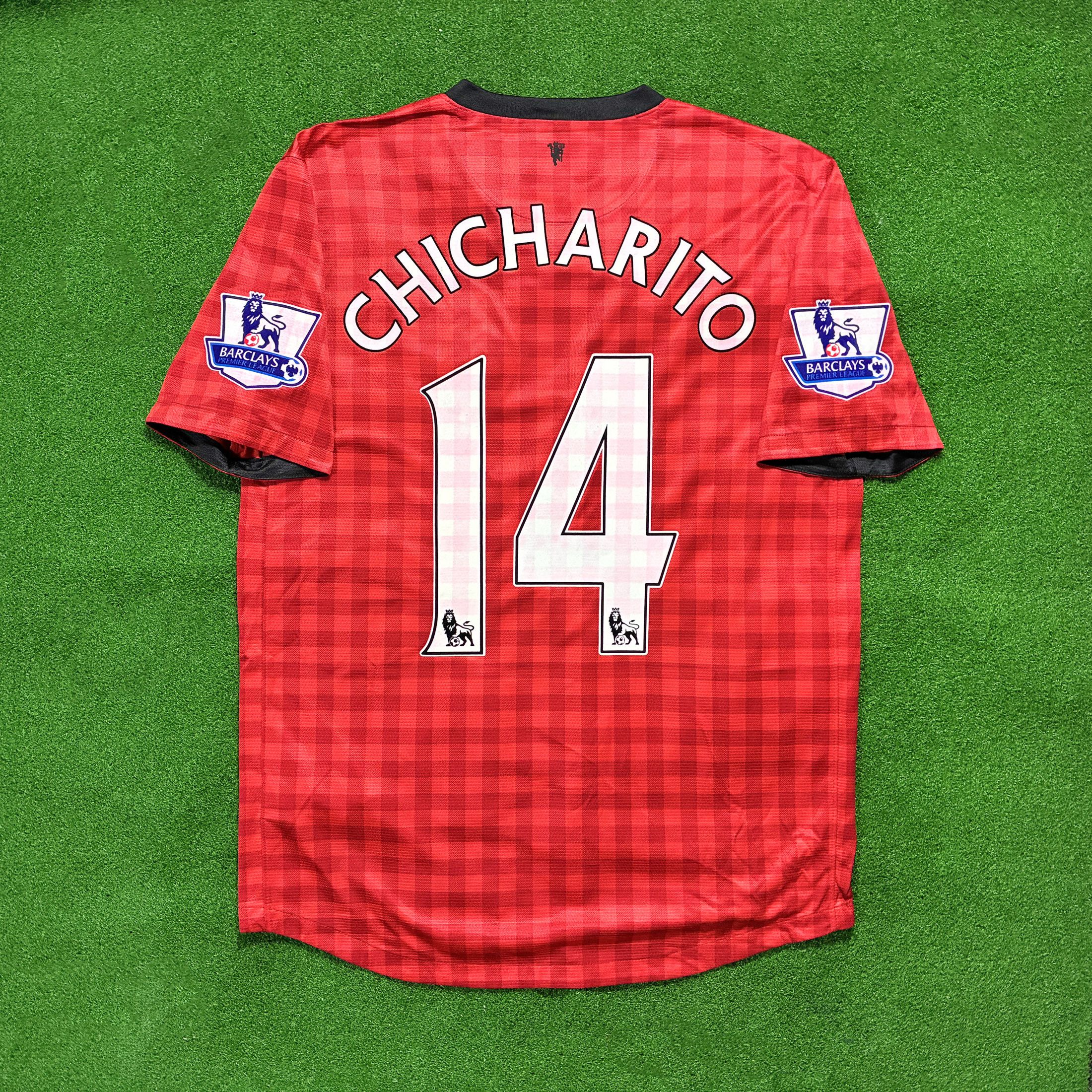Nike Manchester United 2012/13 Home Jersey Chicharito 14 Size US M / EU 48-50 / 2 - 1 Thumbnail