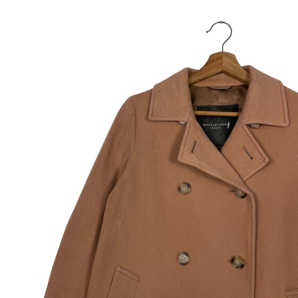 Mackintosh Mackintosh London Double Breasted Wool Brown Coat Size S / US 4 / IT 40 - 7 Thumbnail