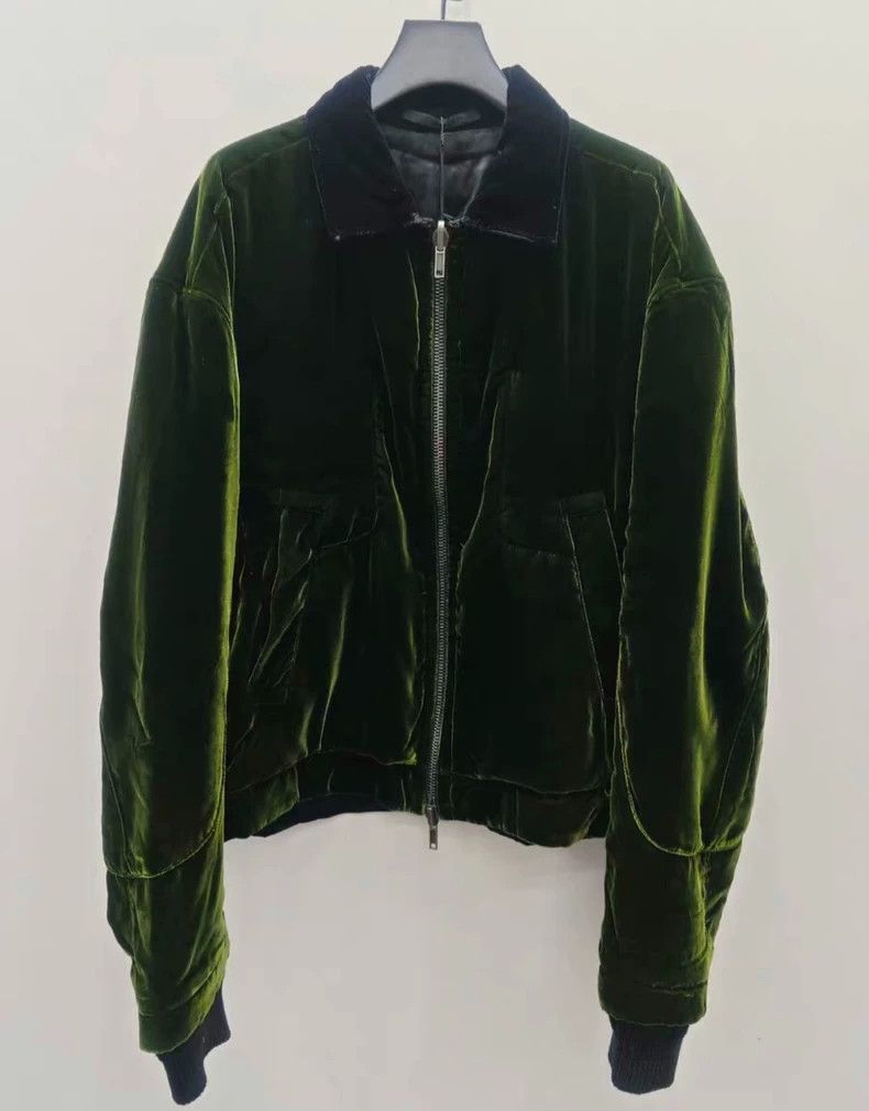 Haider Ackermann HAIDER ACKERMANN Velour Collar Jacket Size US M / EU 48-50 / 2 - 1 Thumbnail