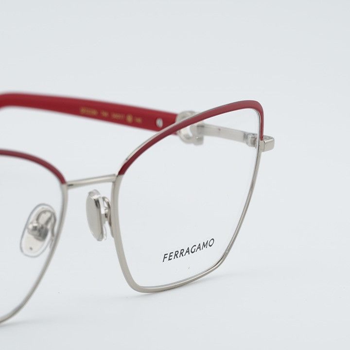 Salvatore Ferragamo Salvatore Ferragamo SF2223N 744 Eyeglasse Burgundy 54mm Size ONE SIZE - 7 Thumbnail