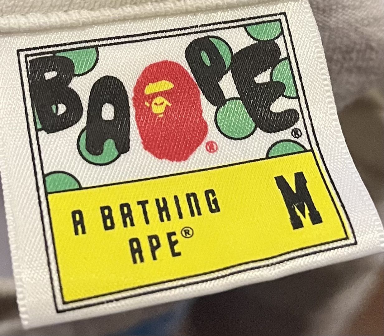 Bape Bape camo logo tee shirt Size US M / EU 48-50 / 2 - 4 Thumbnail