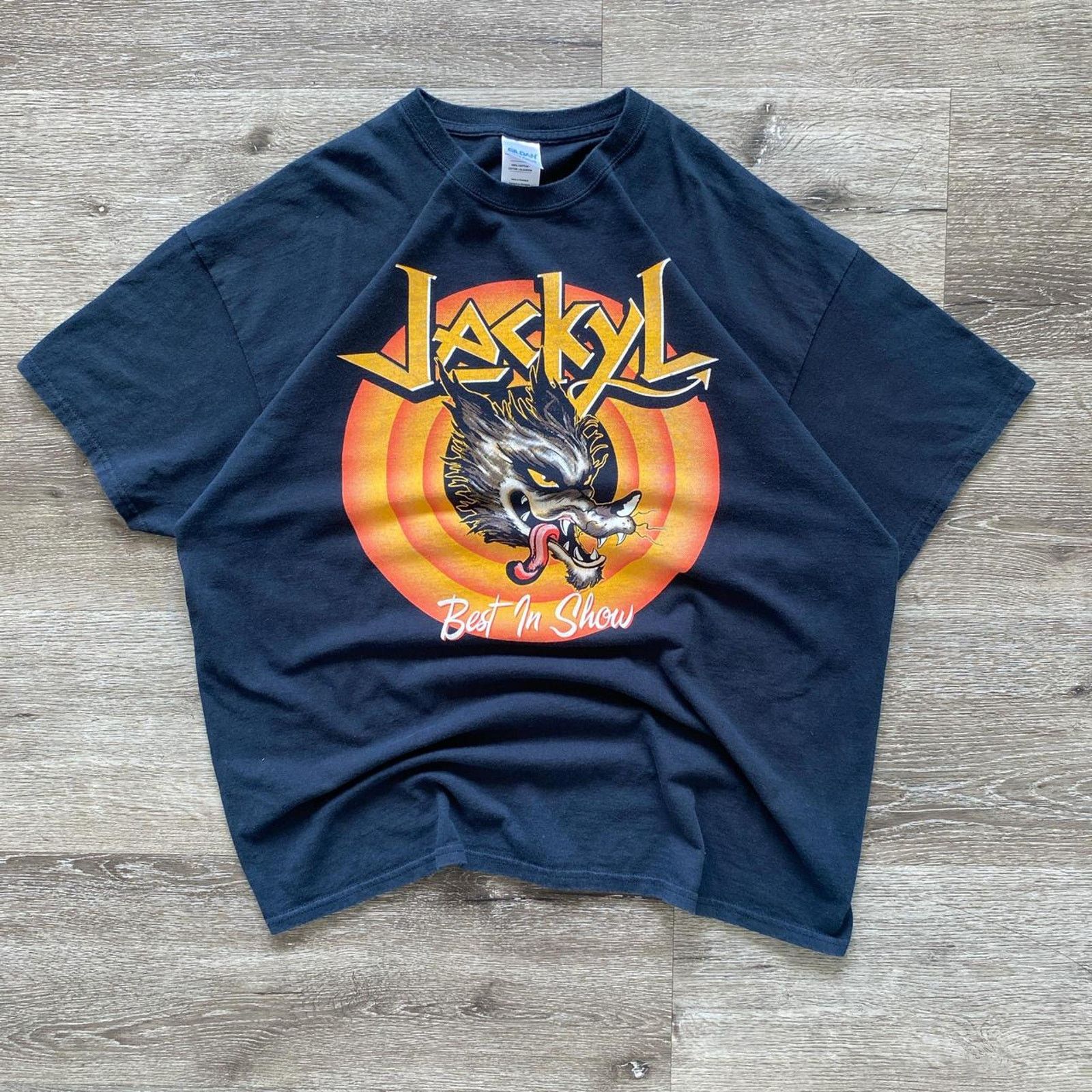 Gildan × Vintage Vintage Jackyl Funny Band Tee Size US XXL / EU 58 / 5 - 2 Thumbnail
