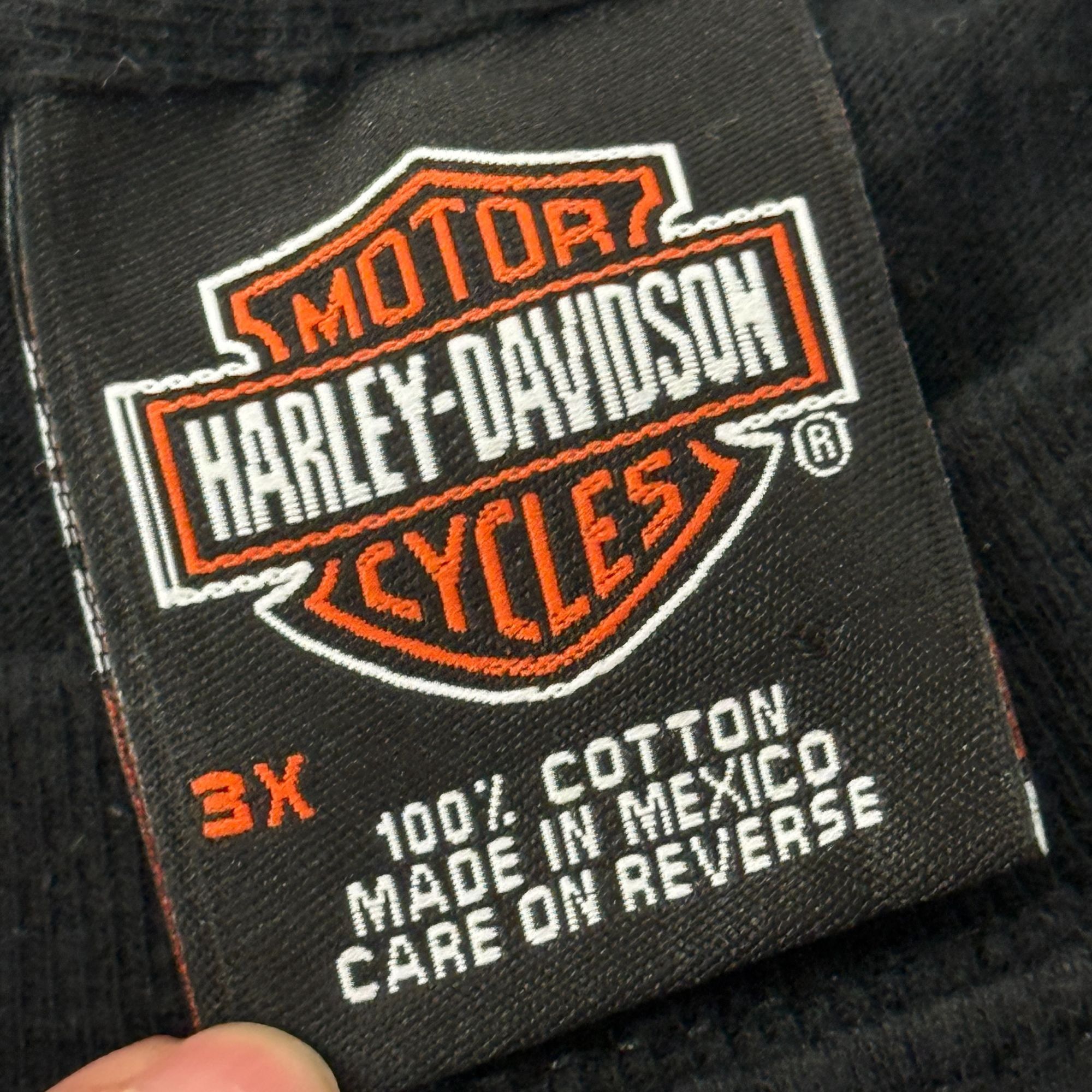 Harley Davidson H-D GUILTY PLEASURE Motorcycle Rio Grand Valley TEXAS Biker Size US XXL / EU 58 / 5 - 7 Thumbnail
