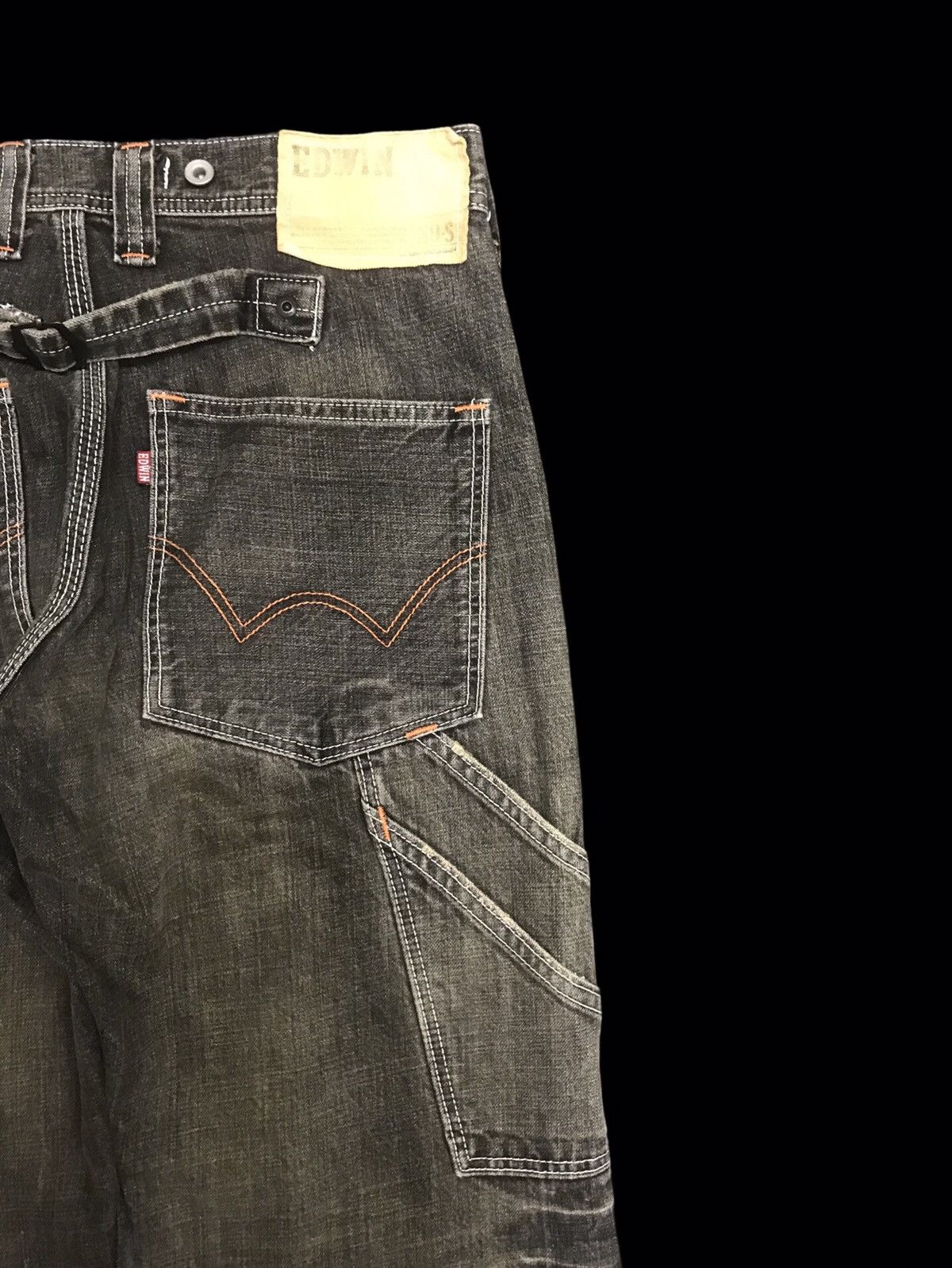 Edwin 💥ARCHIVAL💥RARE EDWIN JAPAN MUDWASH SUSPENDER DENIM F316 Size US 30 / EU 46 - 11 Thumbnail