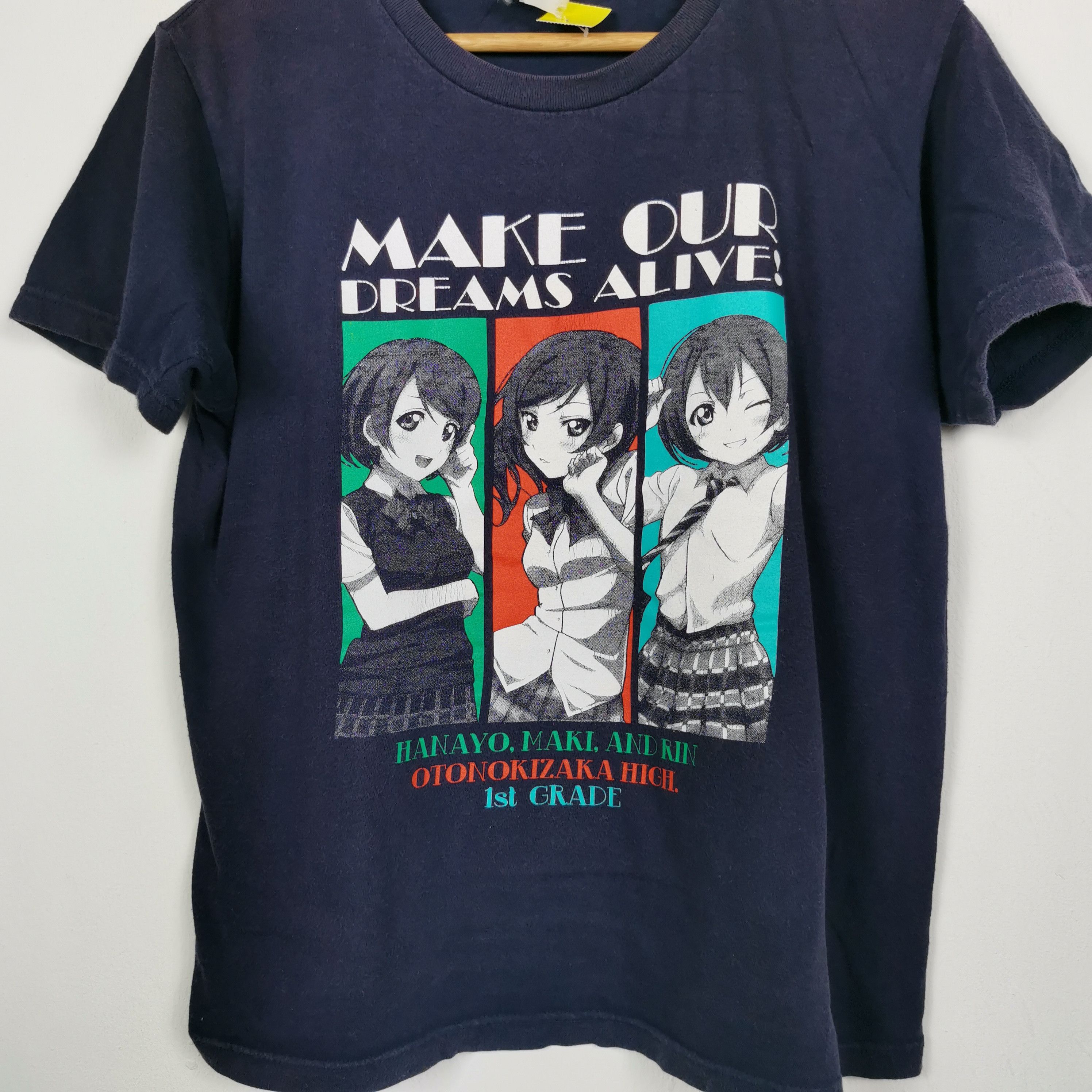Anime Vintage Love Live T-Shirt Japanese Anime Cartoon Crewneck Size US M / EU 48-50 / 2 - 3 Thumbnail