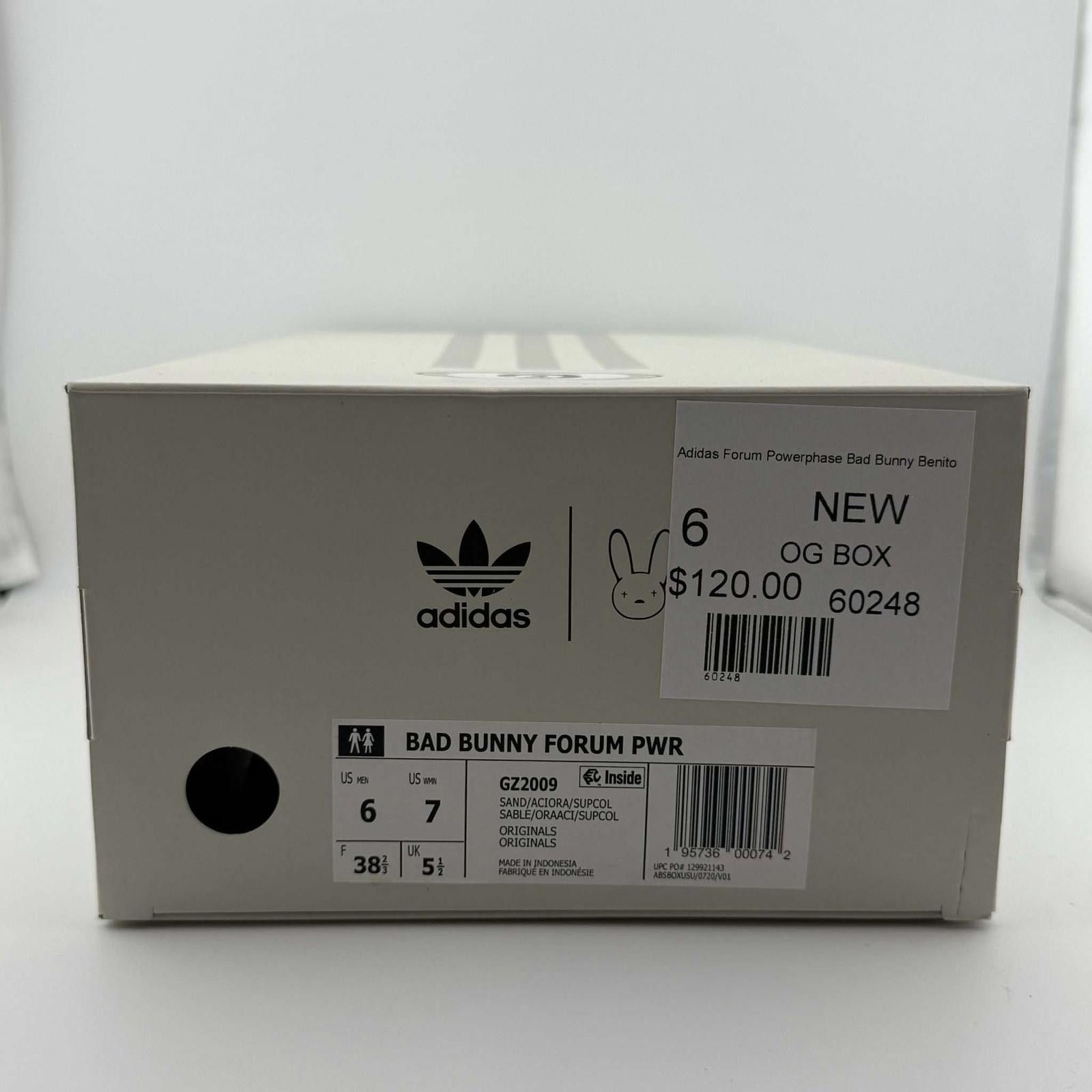 Adidas Adidas Forum Powerphase Bad Bunny Benito New Sz 6 Size US 6 / EU 39 - 7 Thumbnail