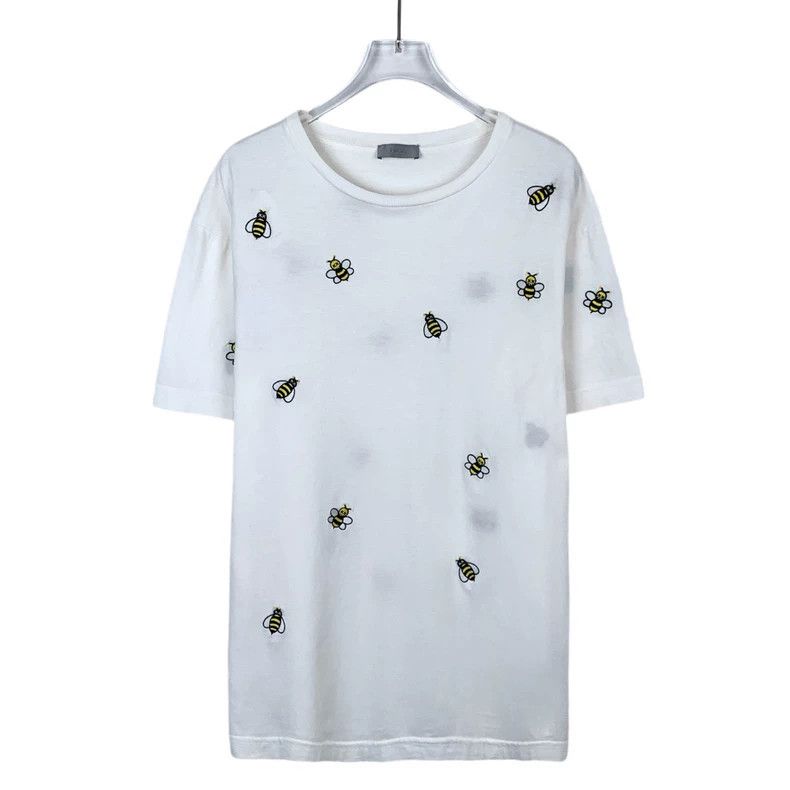 Dior Dior Co-branded little bee embroidery round-neck white cott Size US S / EU 44-46 / 1 - 1 Thumbnail