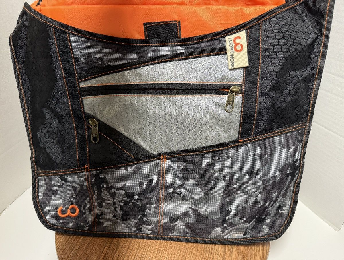 Other Looptworks Noll Messenger Bag Camo Orange Upcycled Size ONE SIZE - 8 Thumbnail