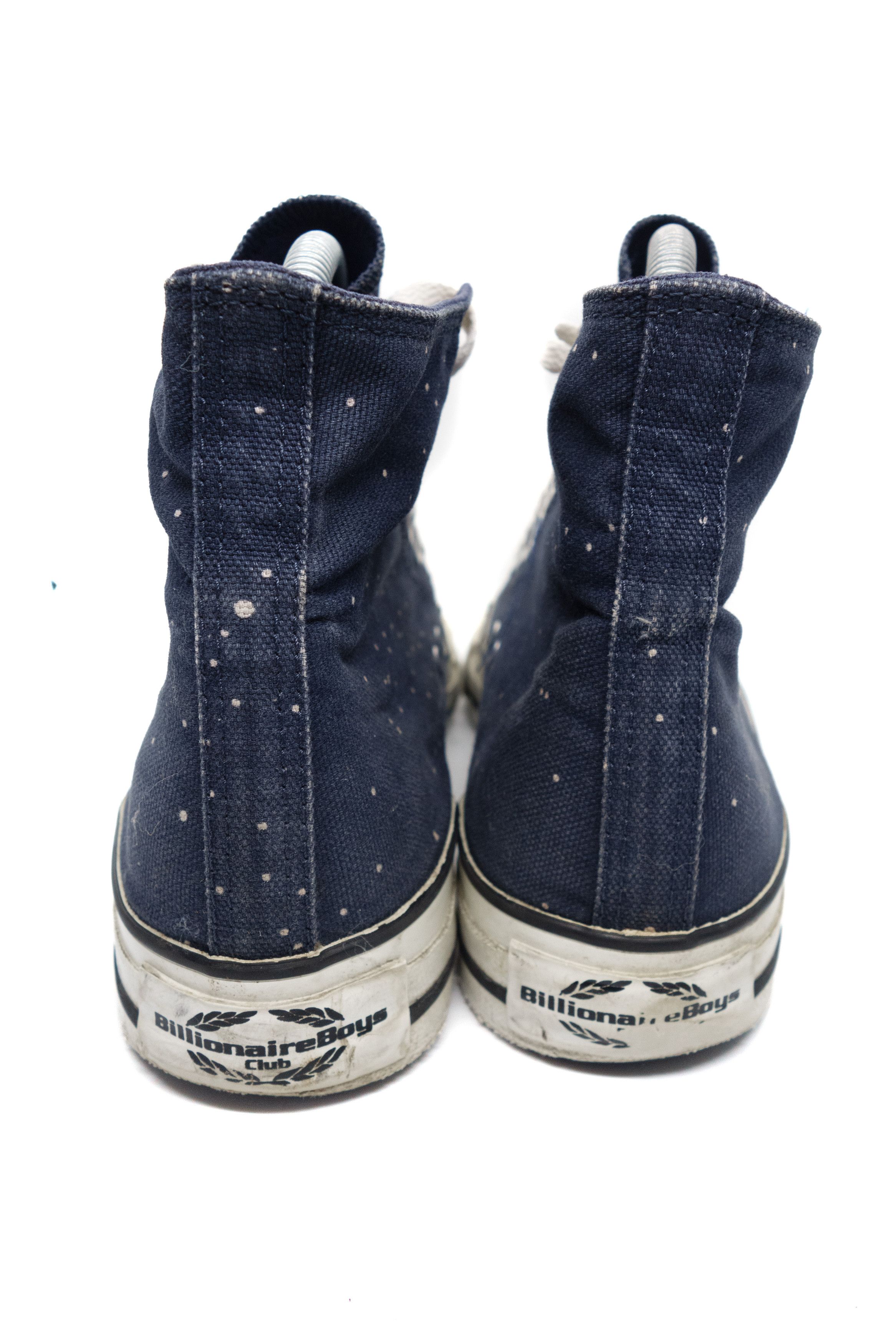 Billionaire Boys Club Basket All-Star Space Canvas High Top Sneakers Spring 2009 Size US 9 / EU 42 - 5 Thumbnail