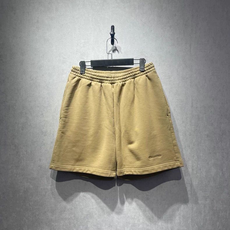 Balenciaga Balenciaga Double Logo Embroidered Shorts - dmc Size US 26 / EU 42 - 1 Thumbnail