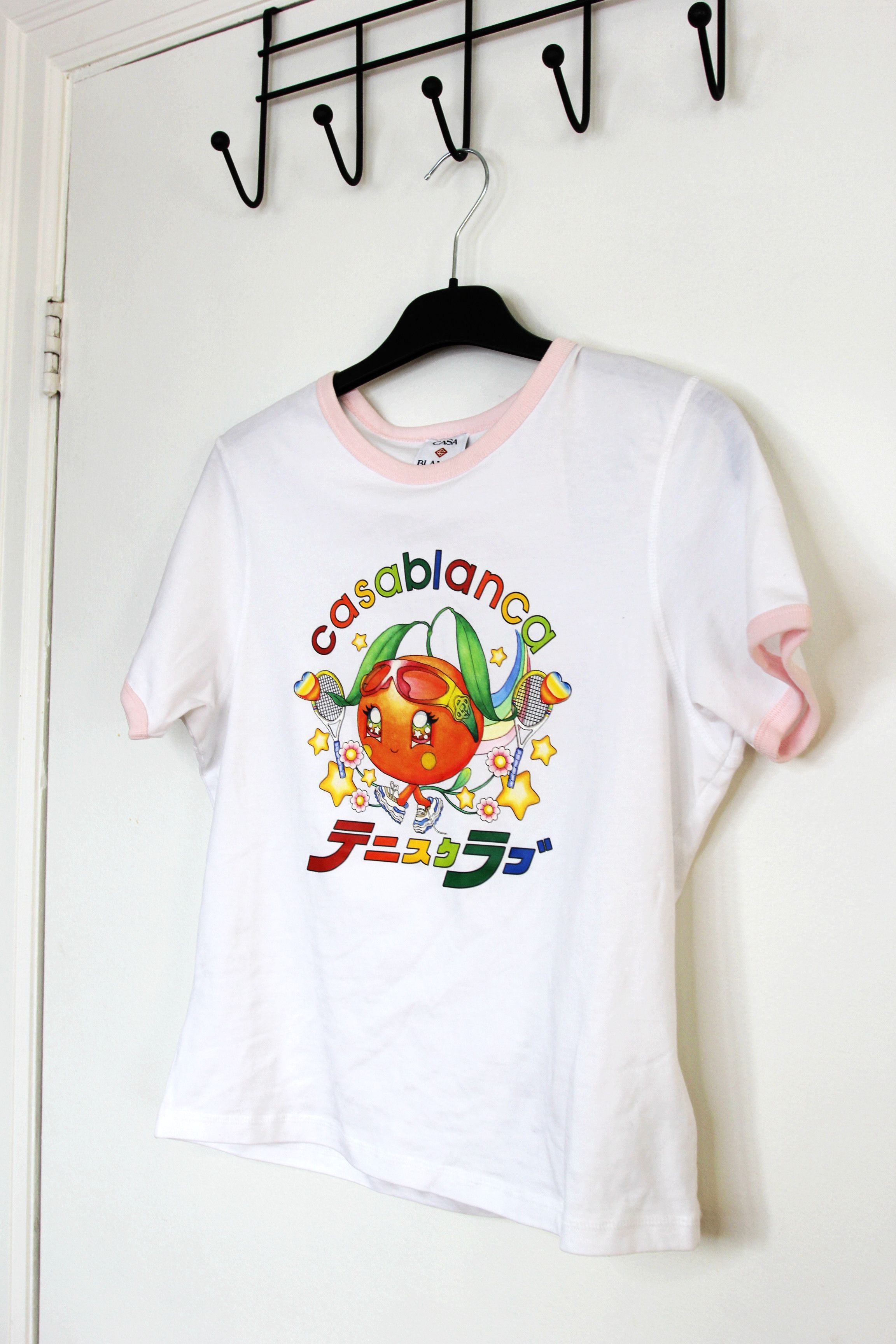 Casablanca BNWT AW25 CASABLANCA ORANGE MASCOT TSHIRT L Size L / US 10 / IT 46 - 5 Thumbnail