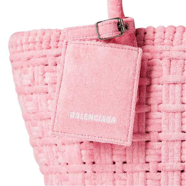 Balenciaga o1g2r1mq0924 Size: OS / Bistro Basket Tote Bag in Pink Size ONE SIZE - 3 Thumbnail
