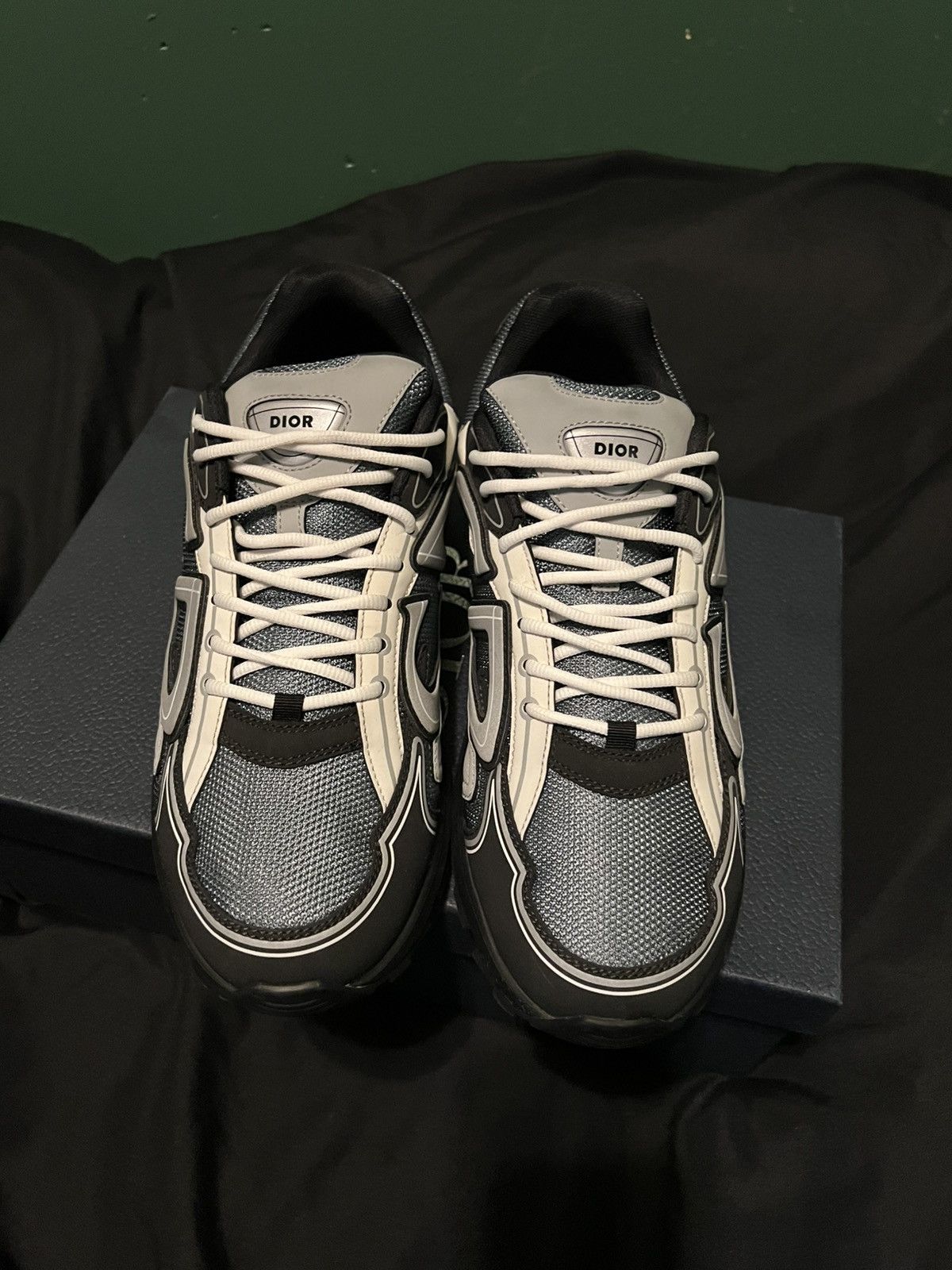 Dior Dior B30 Blue Grey Black Size 47 Sneakers Trainers Men's Size US 14 / EU 47 - 2 Thumbnail
