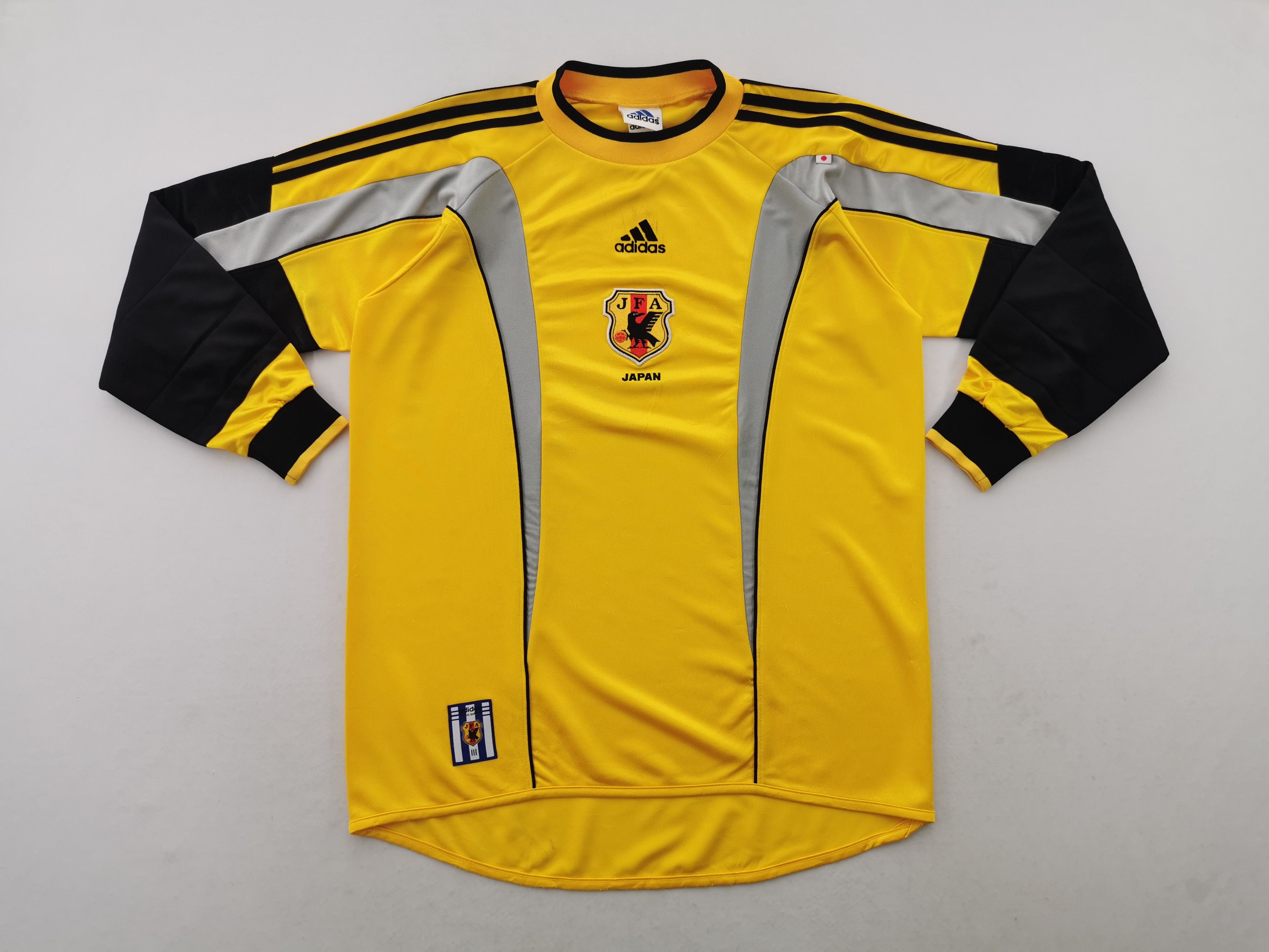 Adidas Vintage 90s Adidas Japan Football GK Jersey Made In Japan Size US M / EU 48-50 / 2 - 1 Thumbnail