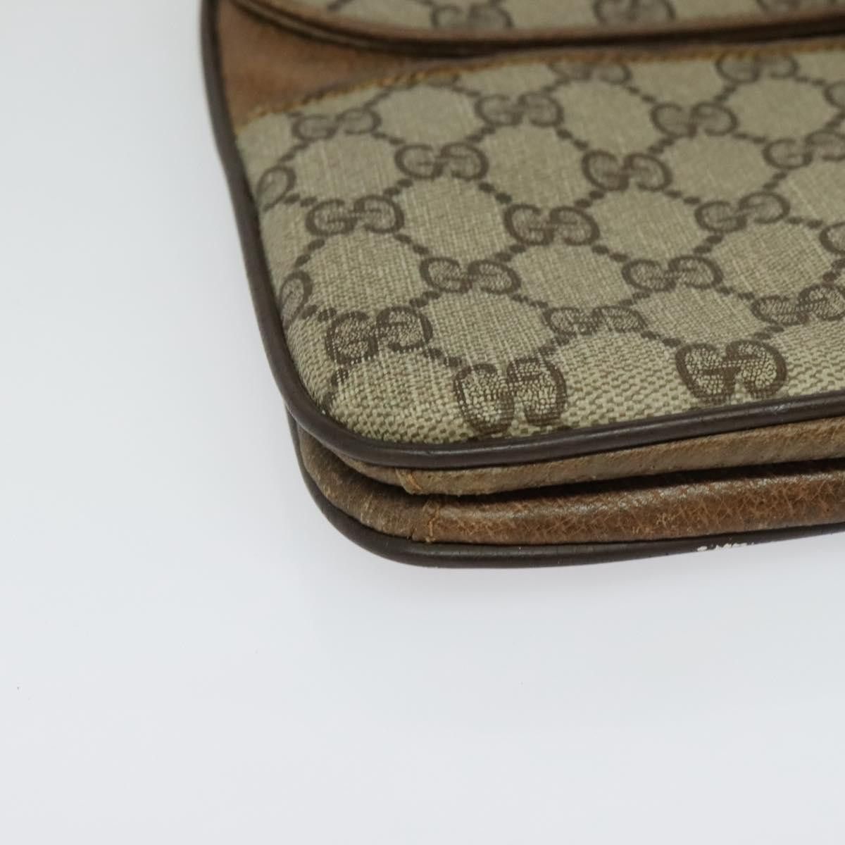 Gucci GUCCI GG Supreme Shoulder Bag Pvc Beige Gold Size ONE SIZE - 10 Thumbnail