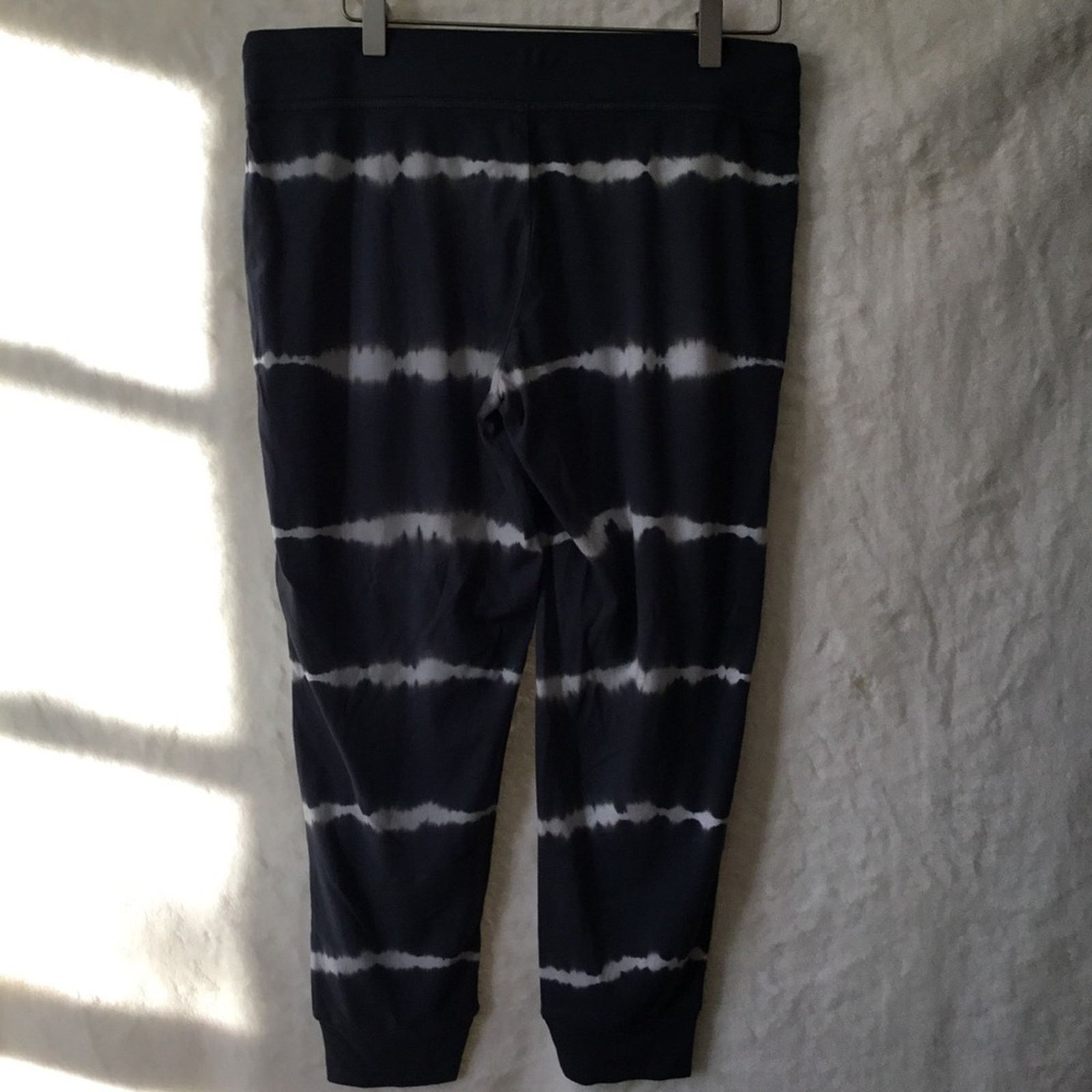 Other J. Jill Navy and White Tie-Dye Joggers Size 26" / US 2 / IT 38 - 6 Thumbnail