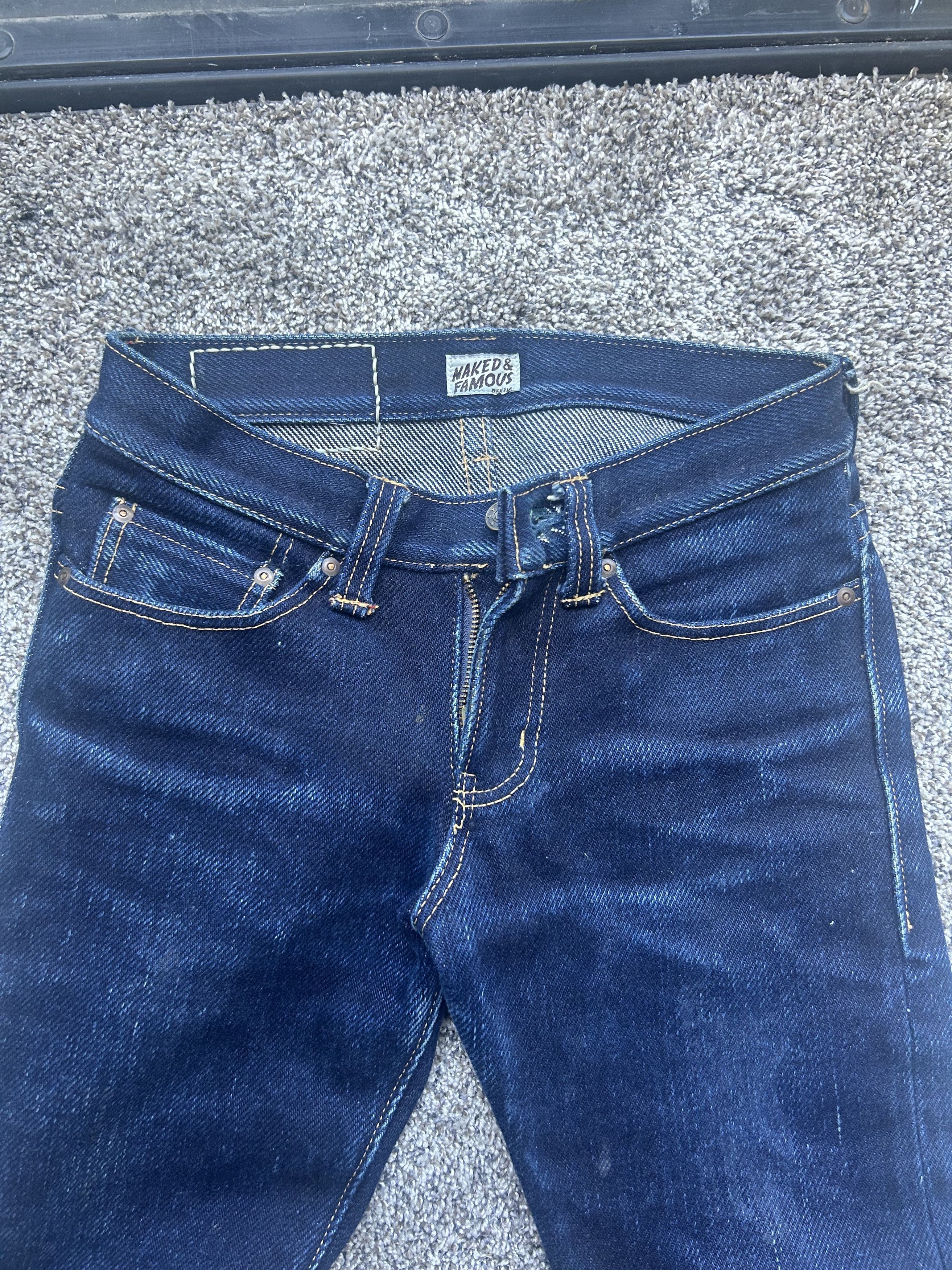 Naked & Famous NAKED AND FAMOUS WEIRD GUY 32OZ HEAVIEST DENIM Size US 28 / EU 44 - 4 Thumbnail