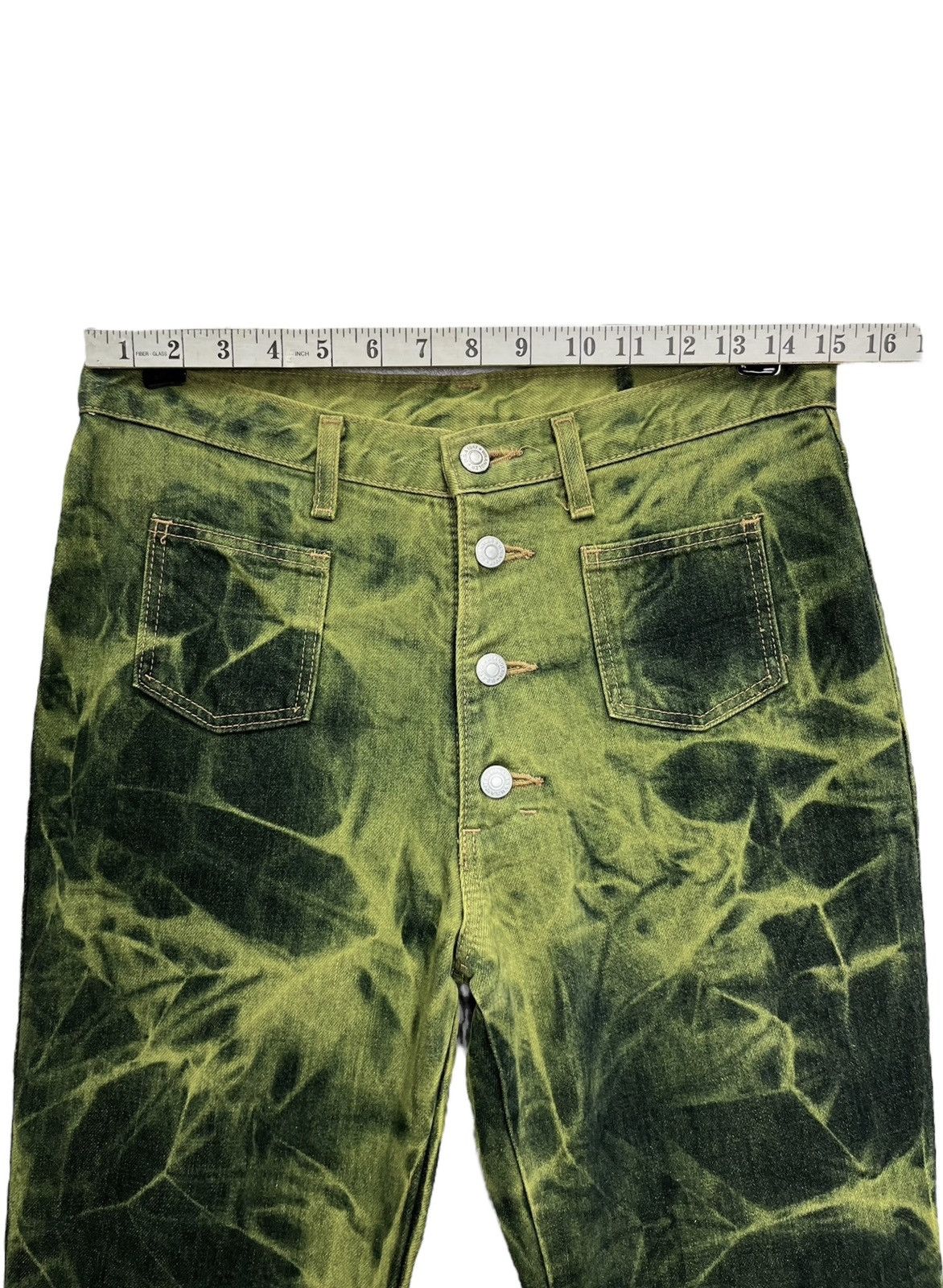 Wrangler 🔥Vintage WRANGLER TieDye Buttonfly Bush Pants Super FLARE Size US 30 / EU 46 - 12 Thumbnail