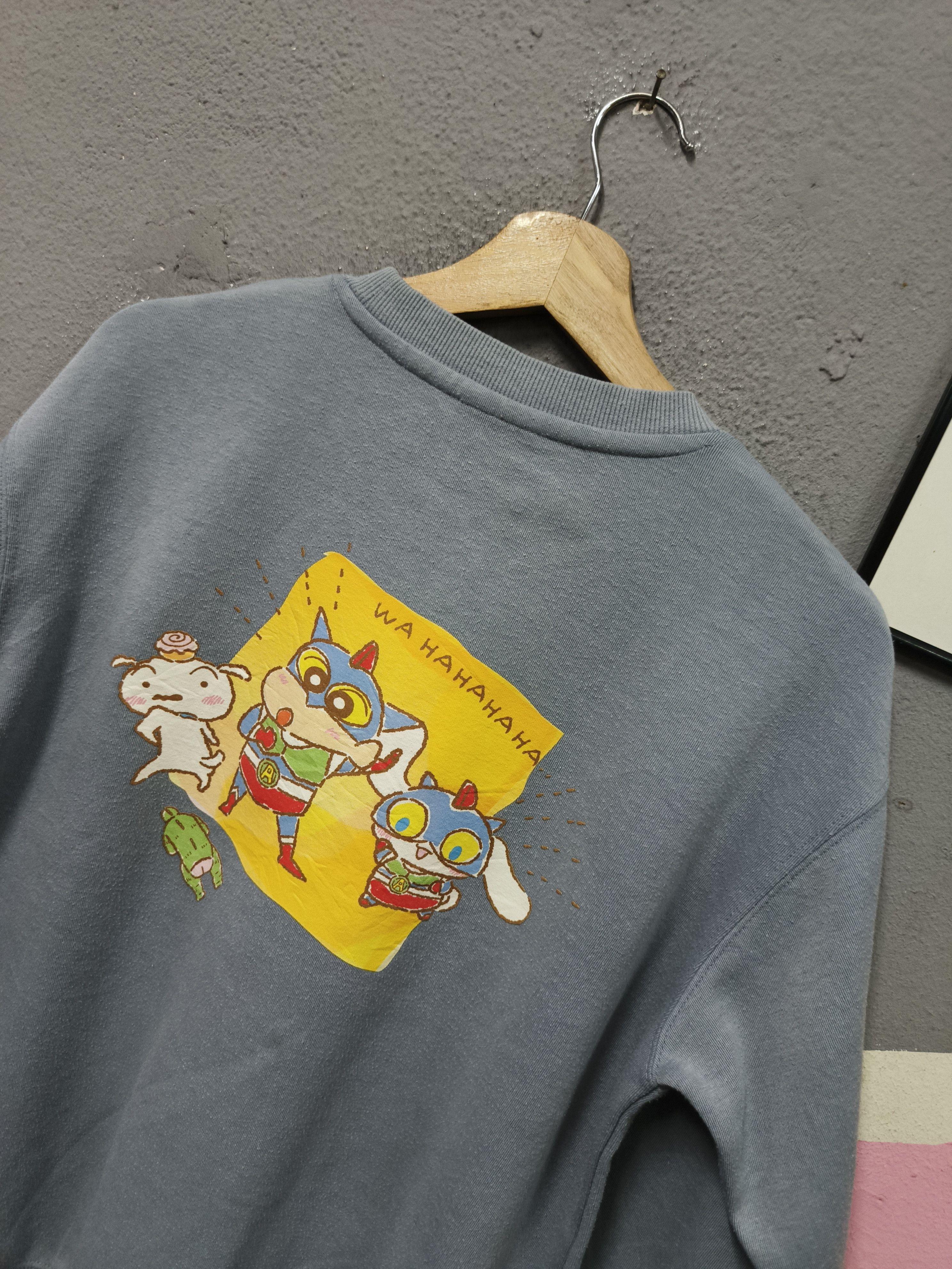 Cartoon Network SANRIO CINNAMOROLL CRAYON SHINCHAN SWEATSHIRT Size M / US 6-8 / IT 42-44 - 2 Thumbnail