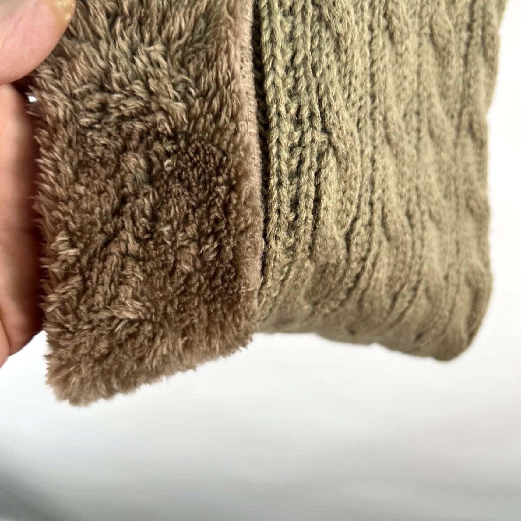 Ugg Brown UGG Infinity Scarf Faux Fur Soft Wrap Knit 28X8 Size ONE SIZE - 4 Thumbnail