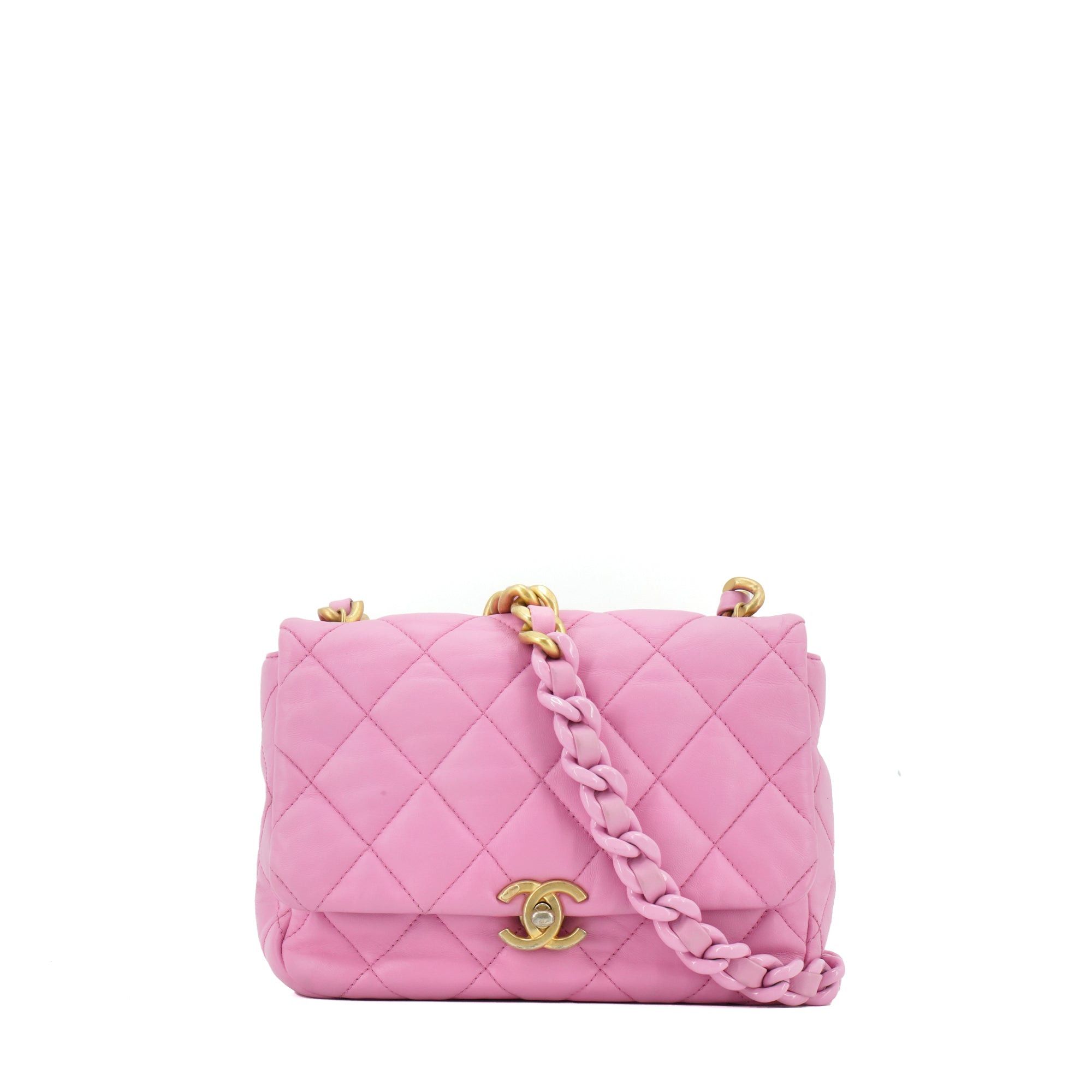 Chanel CHANEL - Limited Edition Chanel Pink Leather Shoulder Bag Size ONE SIZE - 1 Thumbnail