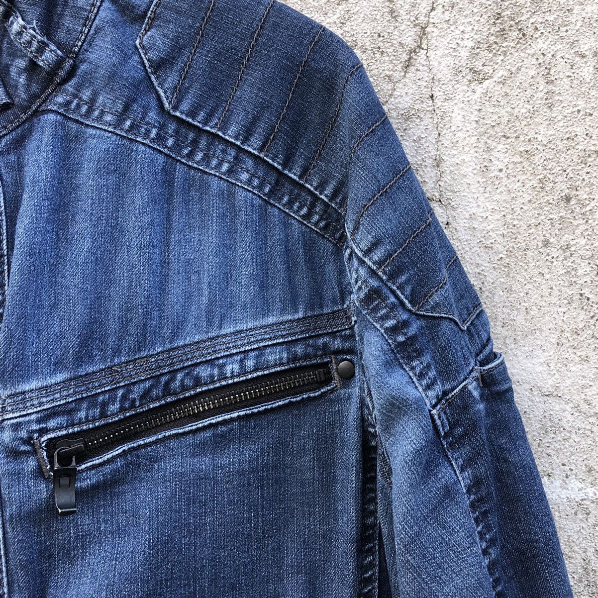 Dickies Dickies Stretch Silky Denim Work / Bikers Jacket Size US L / EU 52-54 / 3 - 5 Thumbnail