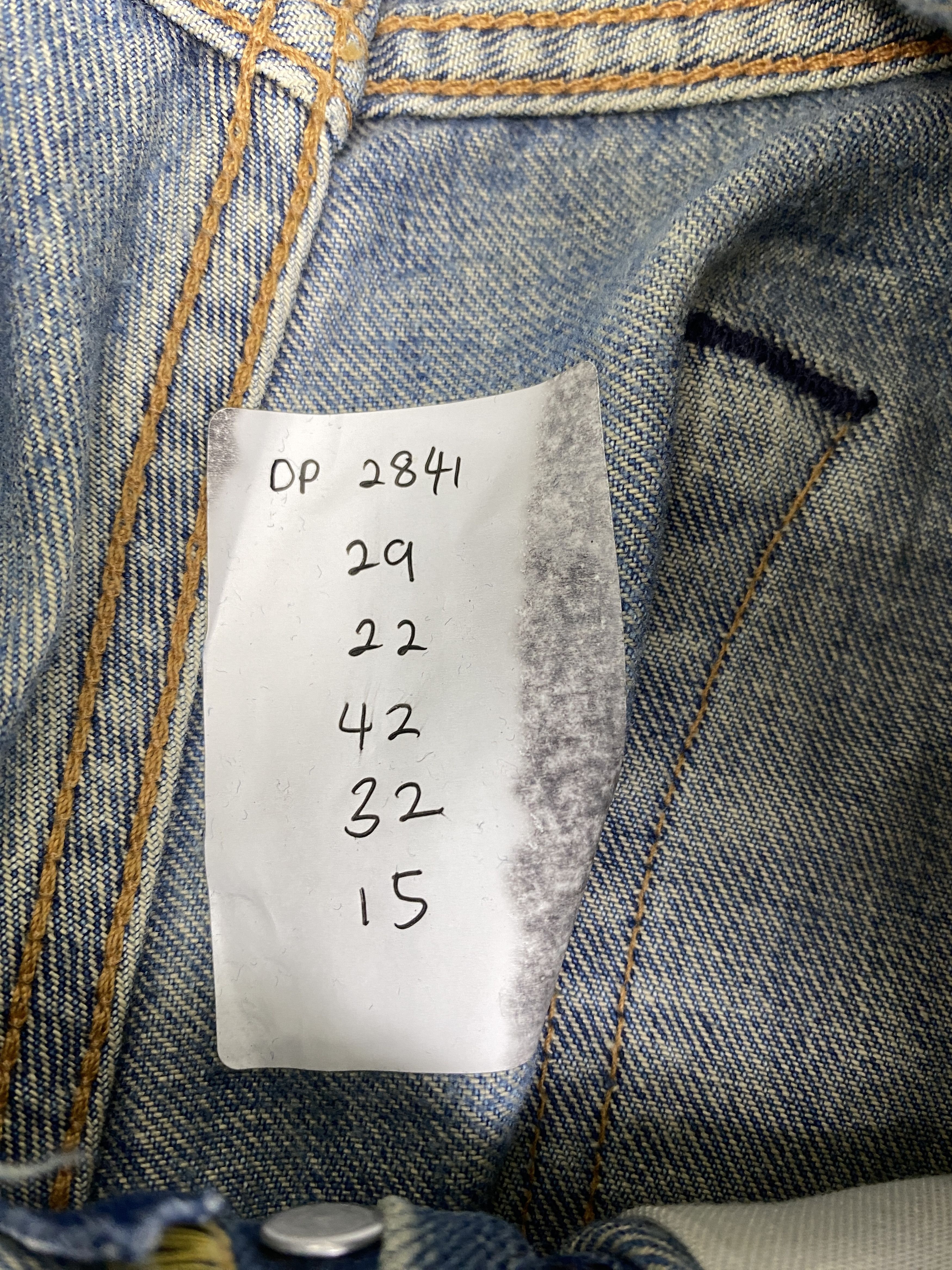 Levi's Vintage Levis 501 Button Fly Faded Blue Jeans DP2841 Size US 29 - 18 Thumbnail