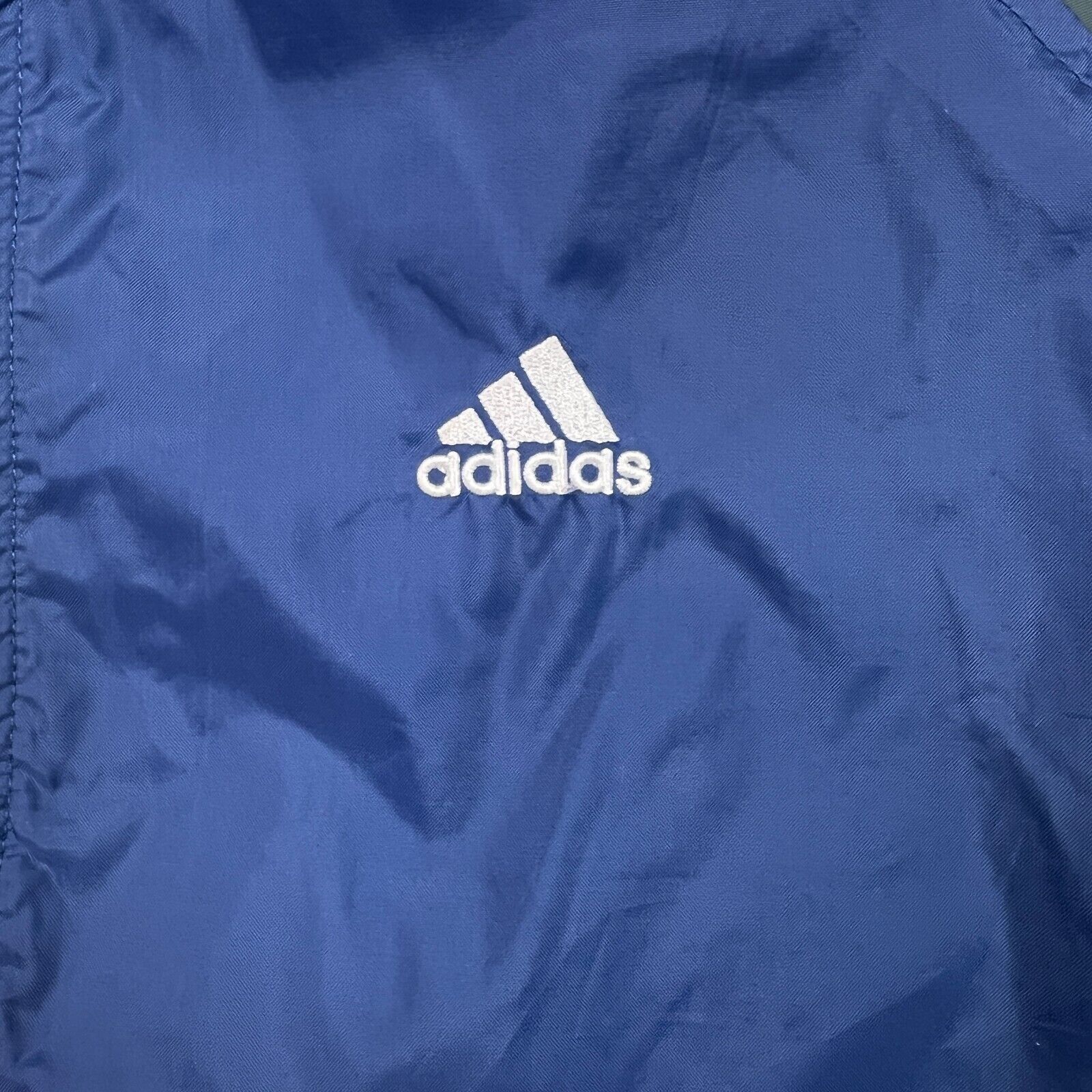 Adidas × Vintage Vintage Adidas Jacket Essential 3 Stripe Zip 90s Windbreaker Size US S / EU 44-46 / 1 - 3 Thumbnail