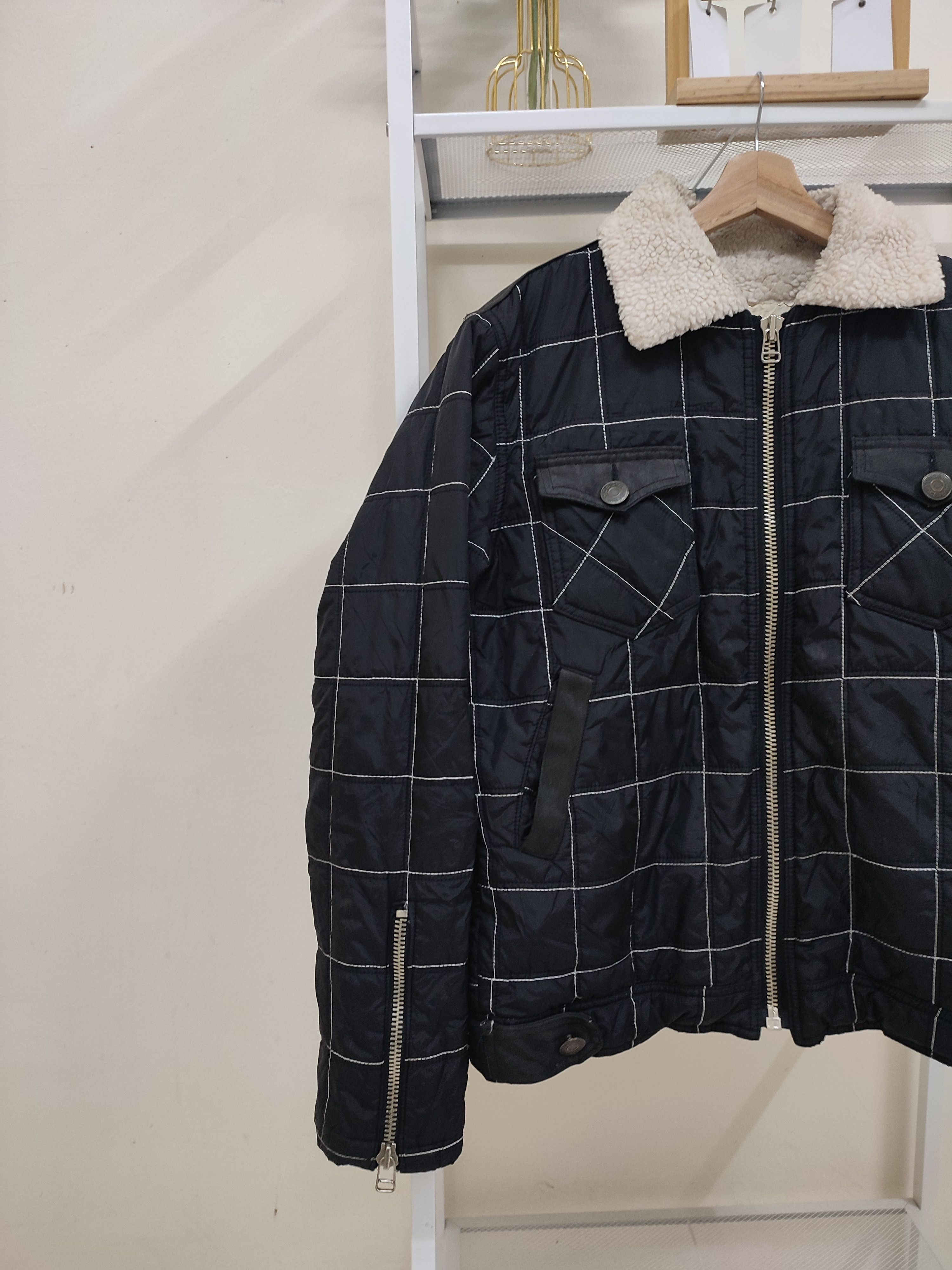 Rebel8 💥90s💥 Rebel Embroidery Sherpa Vintage Jacket Size US M / EU 48-50 / 2 - 4 Thumbnail