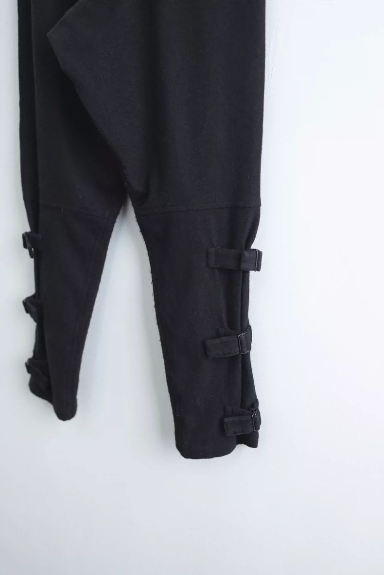 Yohji Yamamoto Yohji Yamamoto size 1 Black Wool Tapered Breeches pants 250 Size US 30 / EU 46 - 4 Thumbnail