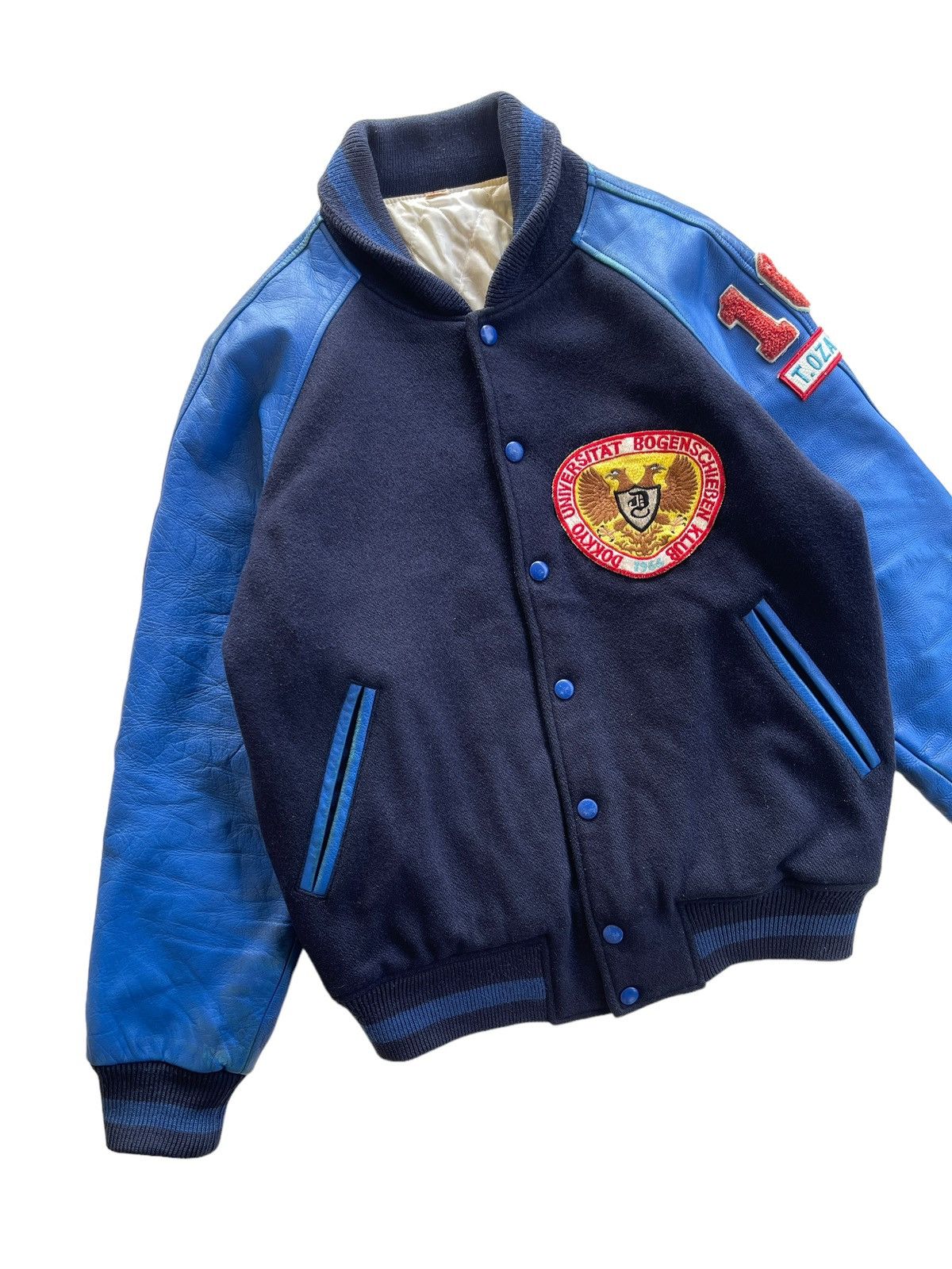 Vintage 90s Village Stone Varsity Jacket