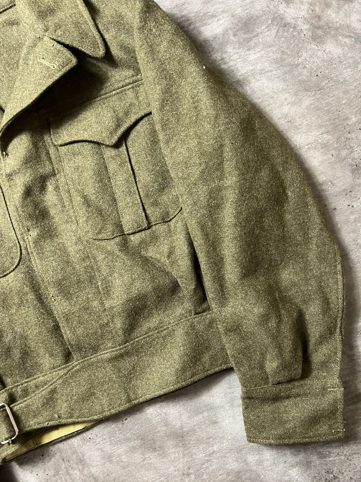 Vintage Vintage WW2 Battle Dress Canadian Army Military Jacket Size US S / EU 44-46 / 1 - 3 Thumbnail