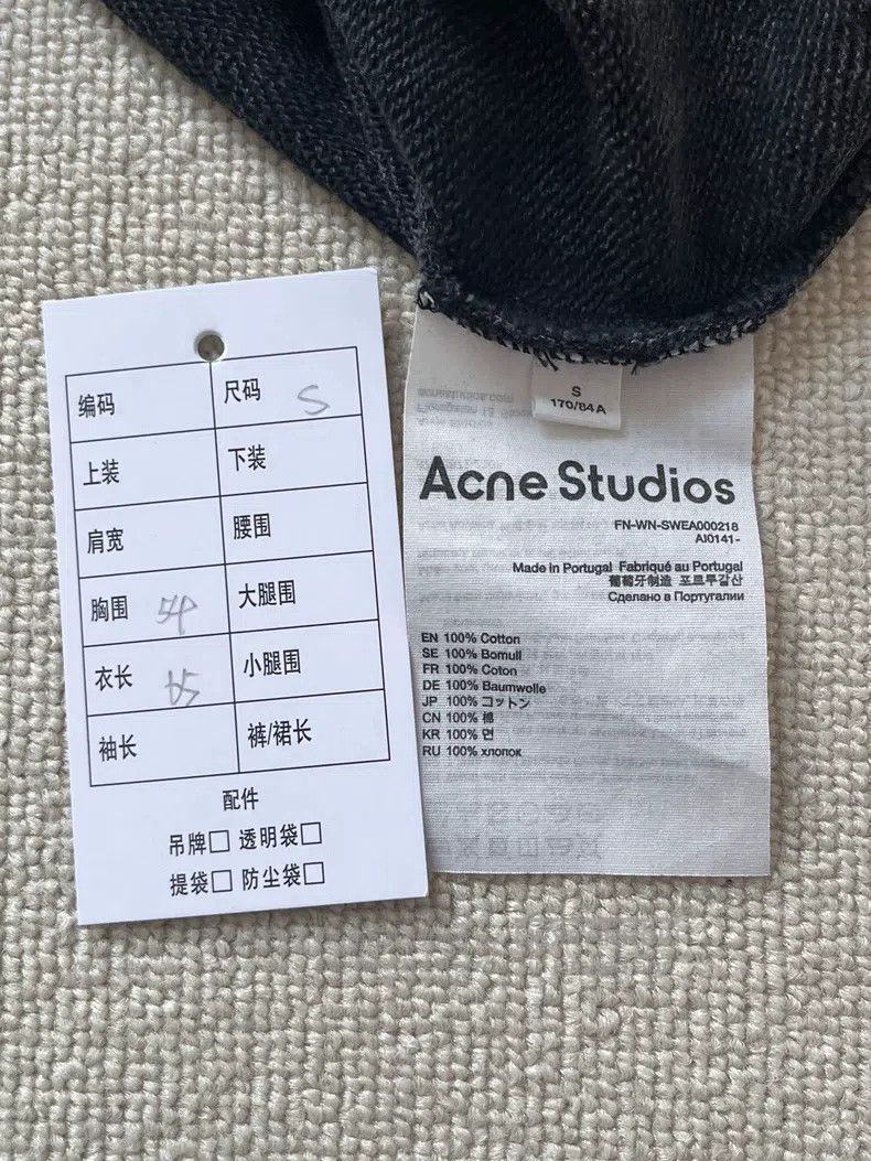 Acne Studios Acne Studios Crewneck Loose Fit Long Sleeve Sweatshirt, Gr Size S / US 4 / IT 40 - 4 Thumbnail
