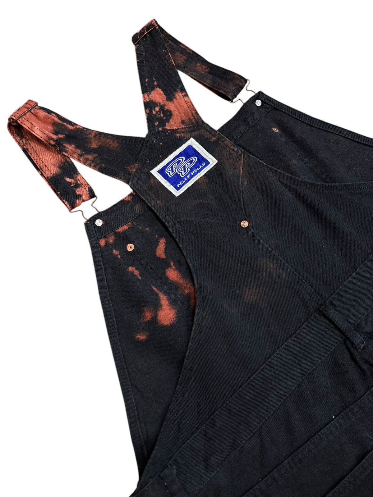 Pelle Pelle 90s Vintage Pelle Pelle Baggy Acid Splash Jumpsuit Size US 44 / EU 60 - 9 Thumbnail