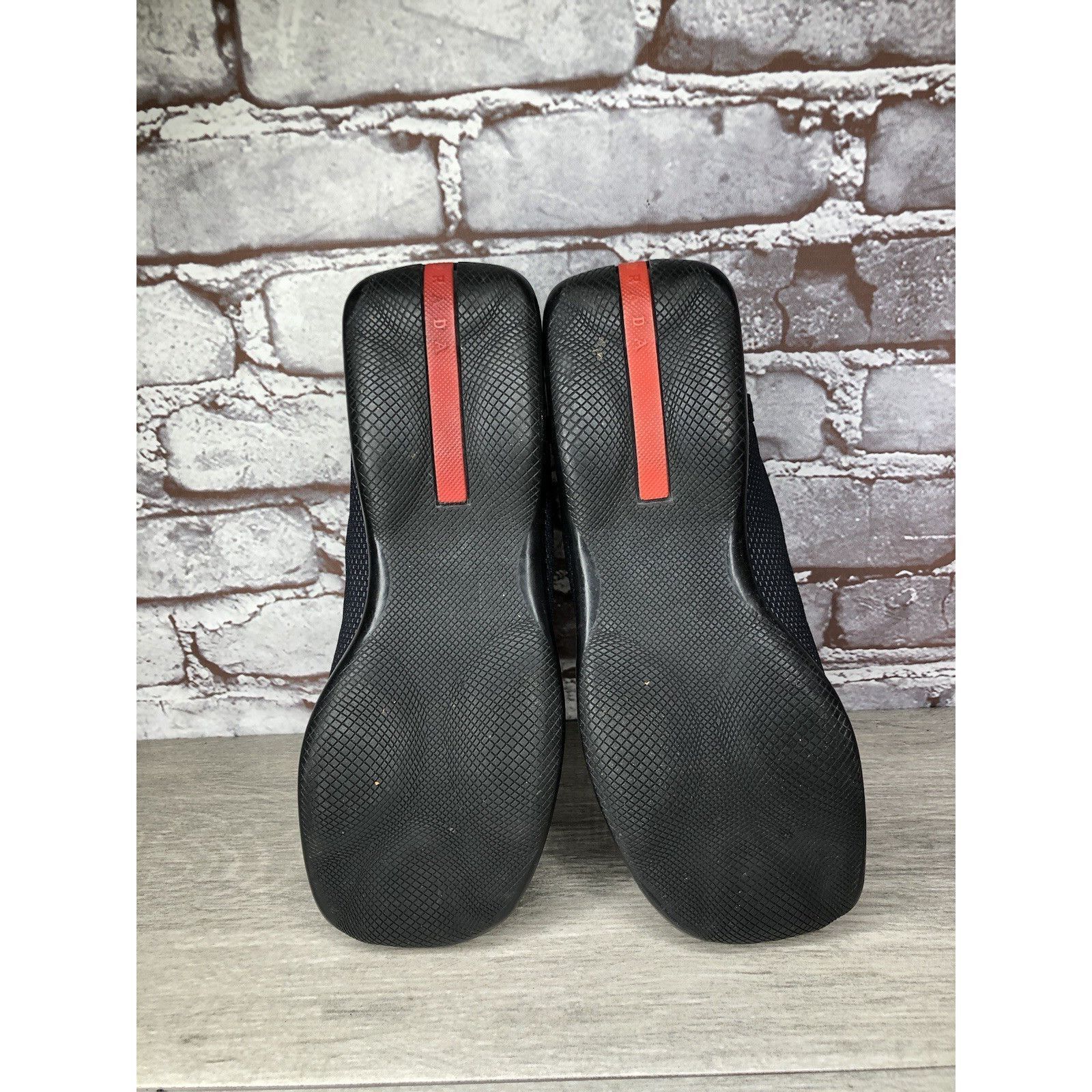Prada Prada Sport Black Mesh Synthetic Drawstring Driving Shoes Wo Size US 8 / IT 38 - 10 Thumbnail