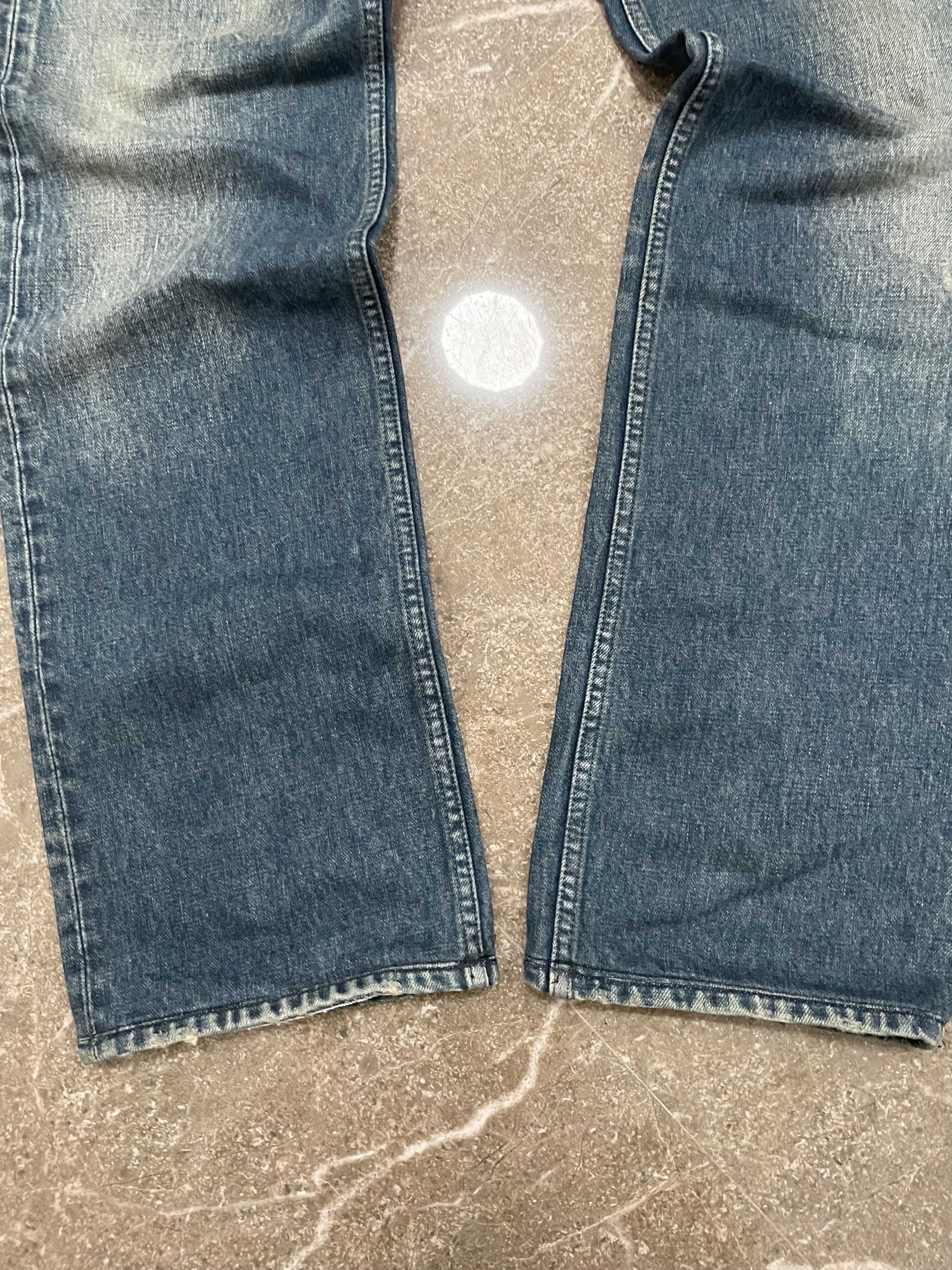 roarguns Roarguns Swarovski Shield Logo Denim Jeans Size US 33 - 4 Thumbnail