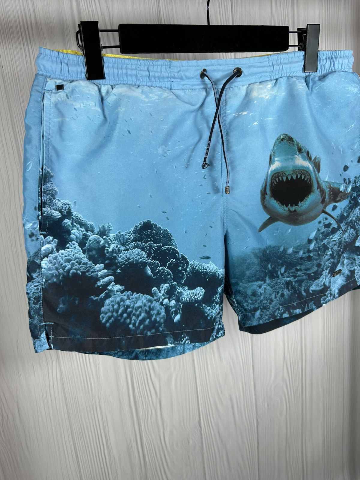 Hugo Boss Rare Hugo Boss Swordfish Swimming Shorts Trunks Shark Shorts Size US 32 / EU 48 - 2 Thumbnail