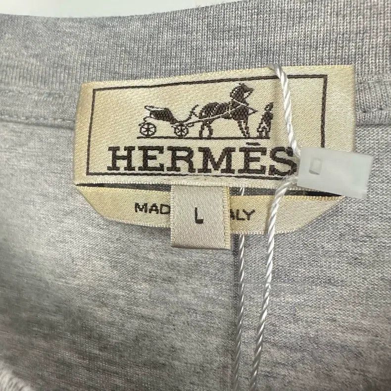 Hermes Hermes Classic logo leather small spur embroidery logo sho Size L / US 10 / IT 46 - 4 Thumbnail