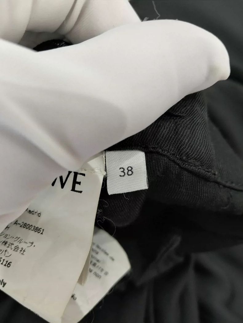 Loewe LOEWE Black casual wide leg pants Size 25" / US 0 / IT 36 - 6 Thumbnail