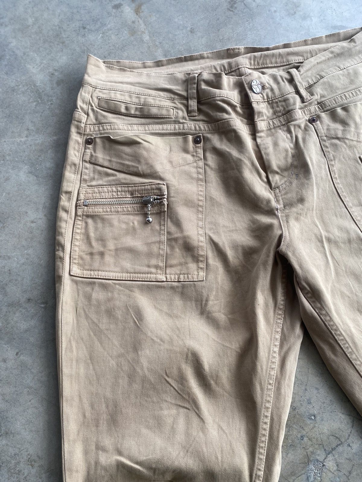 Japanese Brand Japanese 291295=Homme Python Bush Pocket Curve Leg Denim 121 Size US 33 - 5 Thumbnail