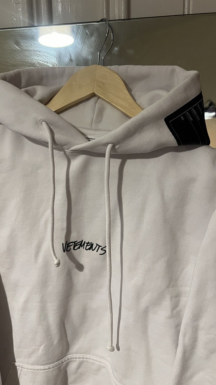 Vetements Vetements logo hoodie Size US S / EU 44-46 / 1 - 2 Thumbnail