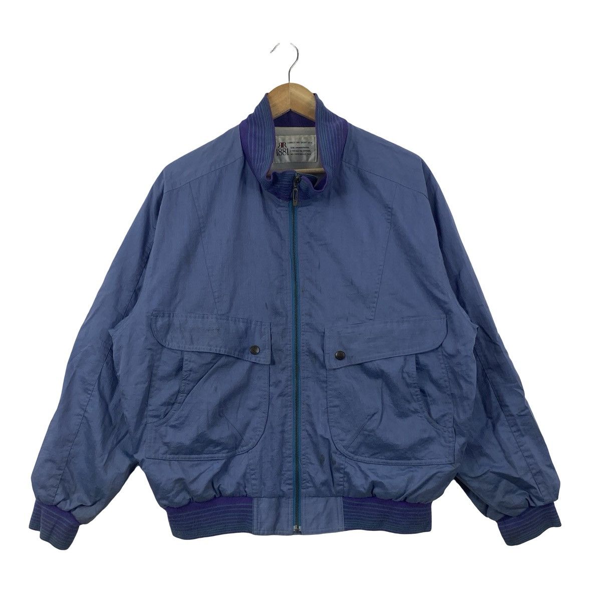 Cerruti 1881 Vintage CERRUTI 1881 SPORT Bomber Jacket Made in Italy Size US XXL / EU 58 / 5 - 4 Thumbnail